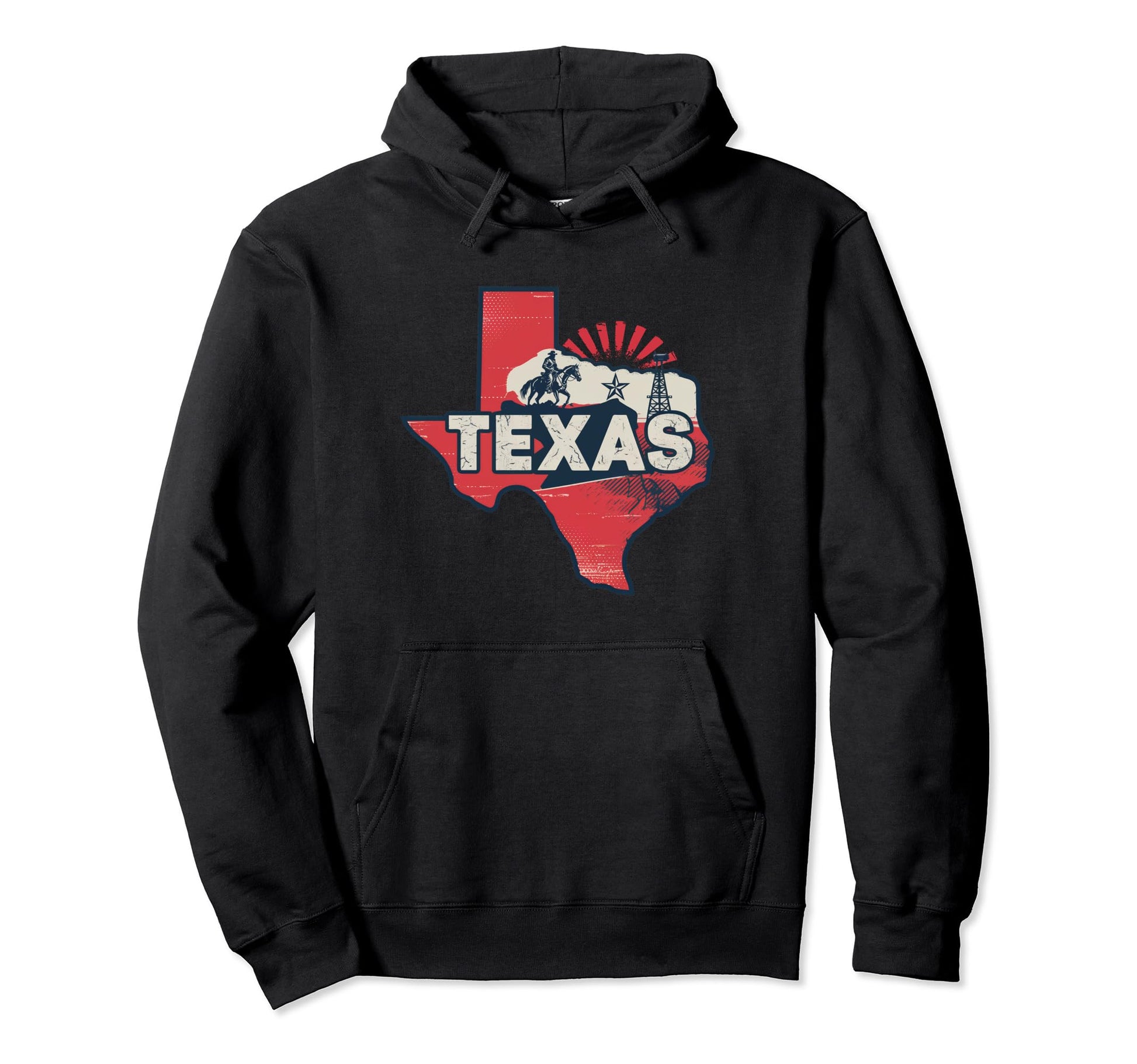 Cowboy Texas Hoodie - Novelty Apparel for Adults - T-Shirt, Sweatshirt, Hoodie