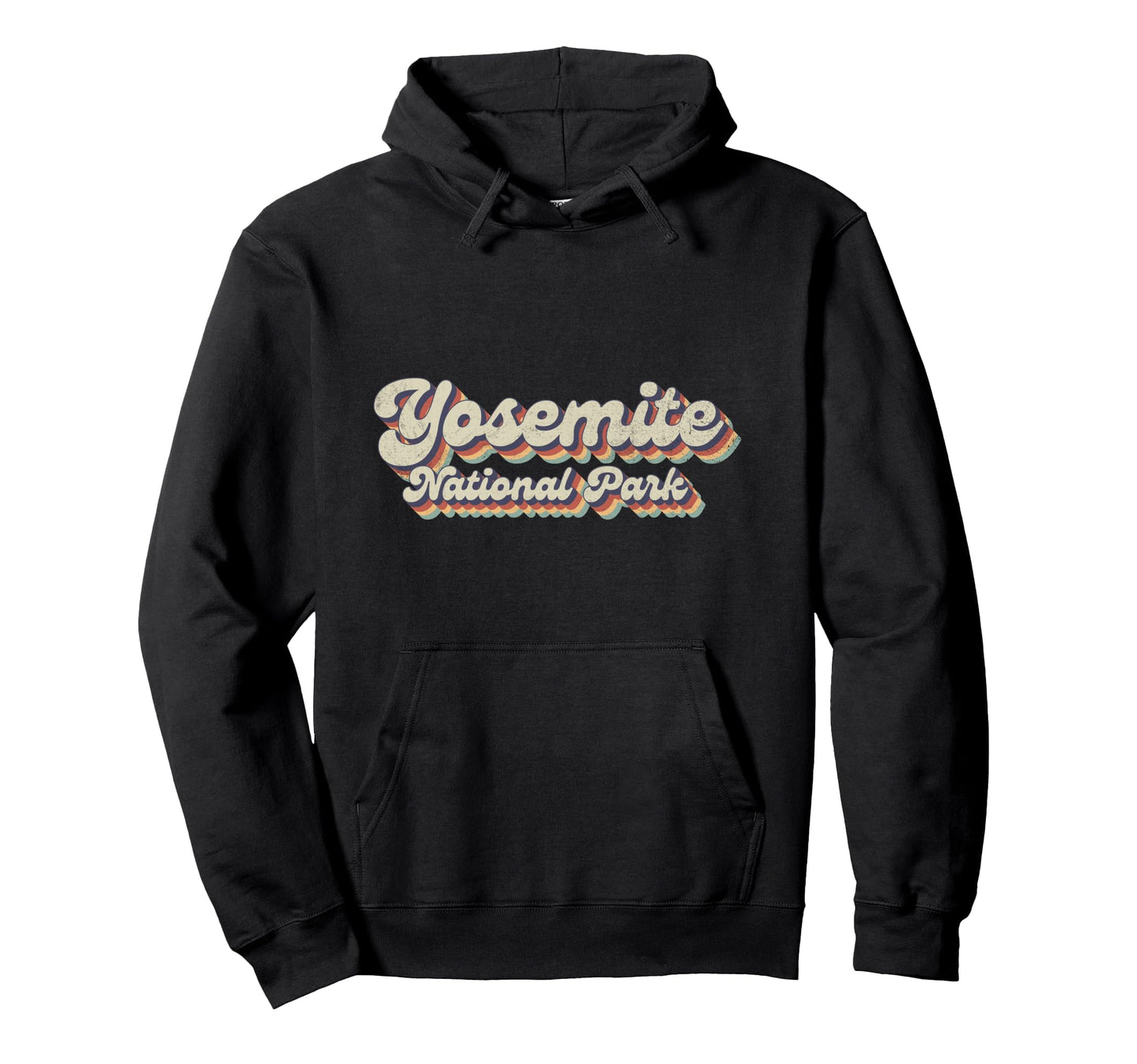 70S 80S Usa National Park Yosemite Hoodie - Custom Art Print Men Women - T-Shirt, Sweatshirt, Hoodie