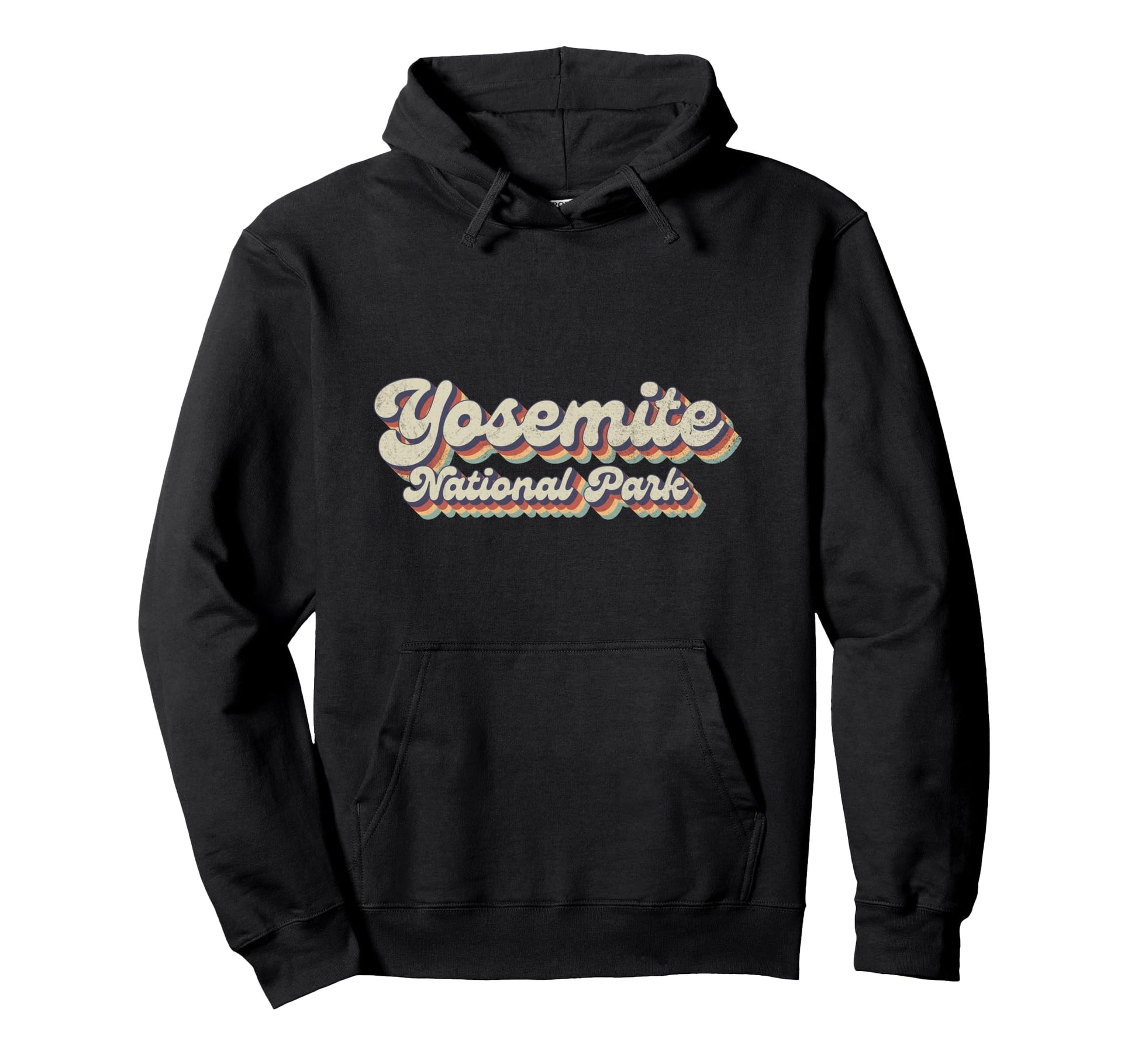70S 80S Usa National Park Yosemite Hoodie - Custom Art Print Men Women - T-Shirt, Sweatshirt, Hoodie