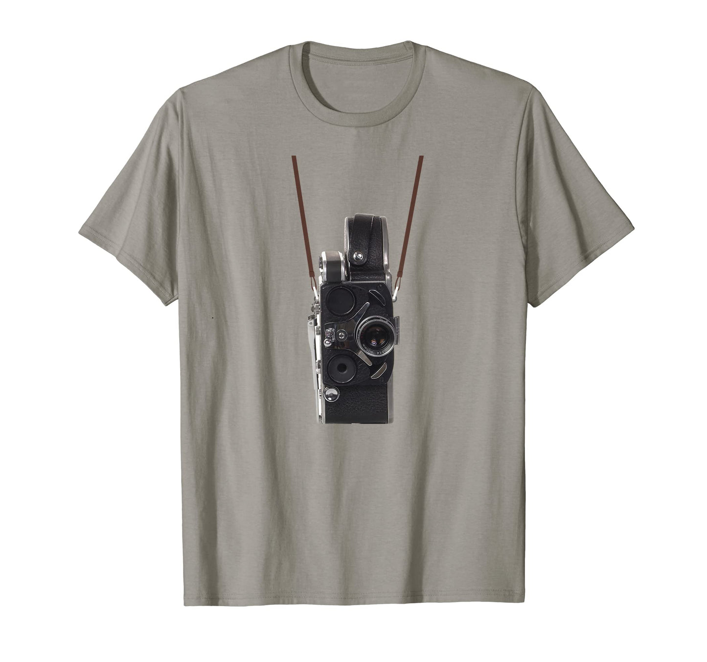 Video Film Camera Neck Strap Funny T-Shirt - Streetwear Style for Adults - T-Shirt, Sweatshirt, Hoodie