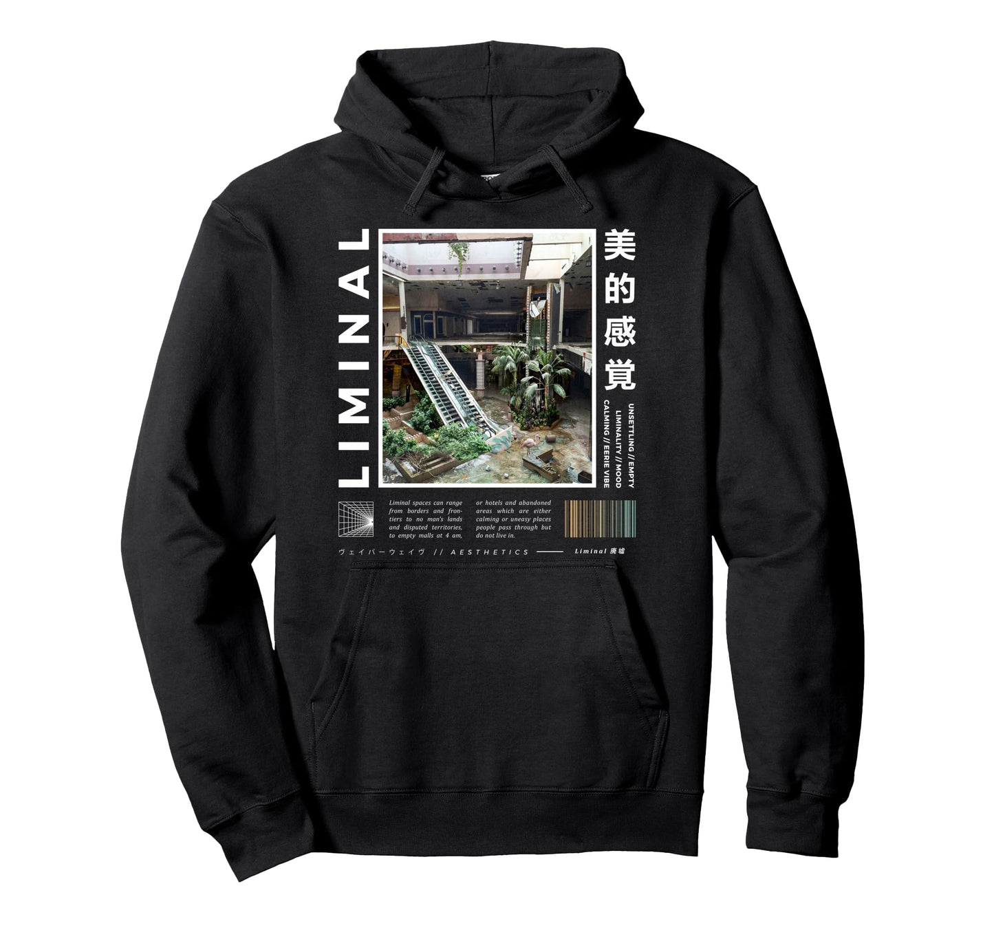 Liminal Spaces Internet 80S 90S Hoodie - Streetwear Style Men Women - T-Shirt, Sweatshirt, Hoodie
