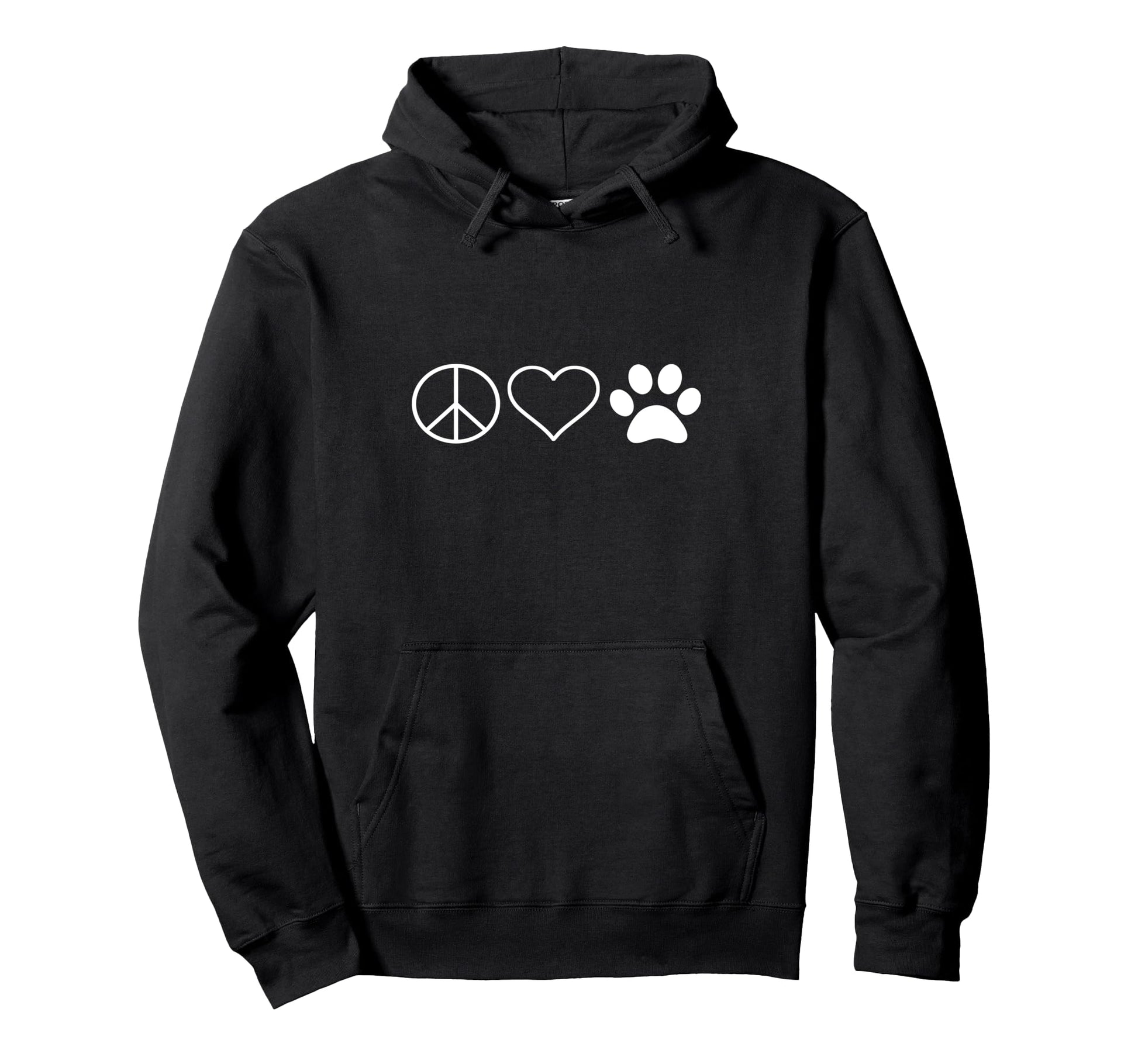 Peace Love Dogs Sweatshirt - Aesthetic Graphic for Adults - T-Shirt, Sweatshirt, Hoodie