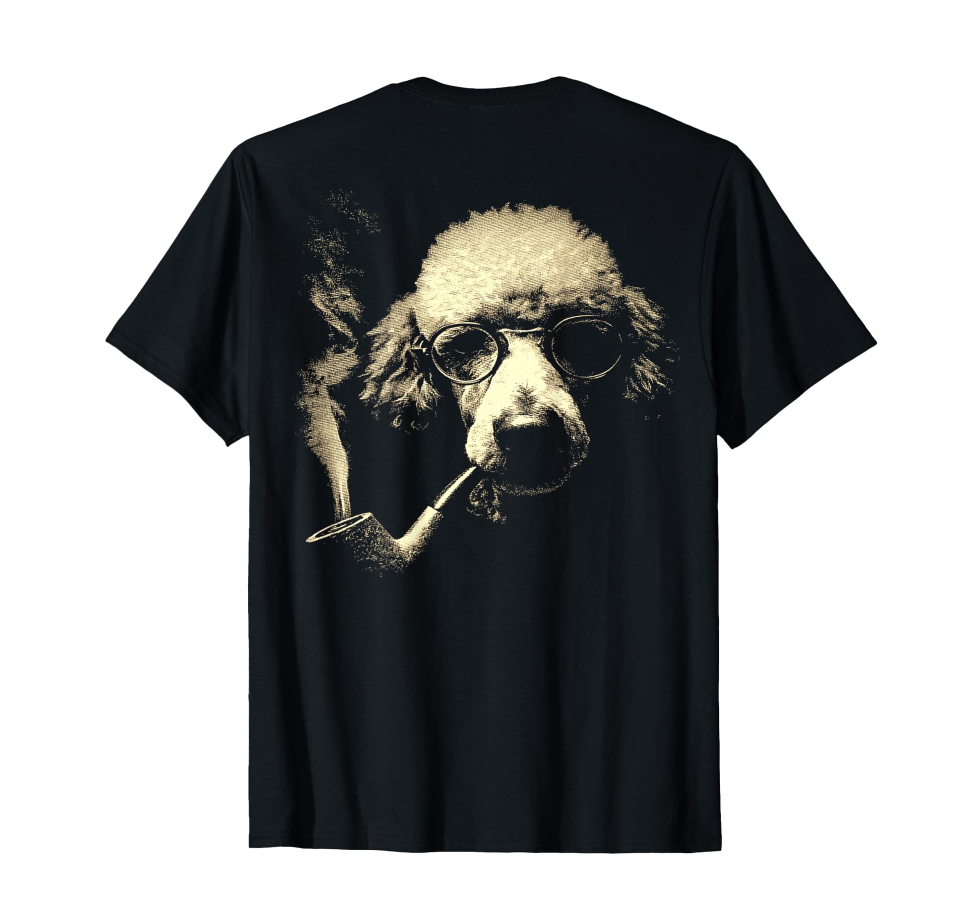 Poodle Cigarette Smoking Pipe T-Shirt - Aesthetic Graphic for Adults - T-Shirt, Sweatshirt, Hoodie