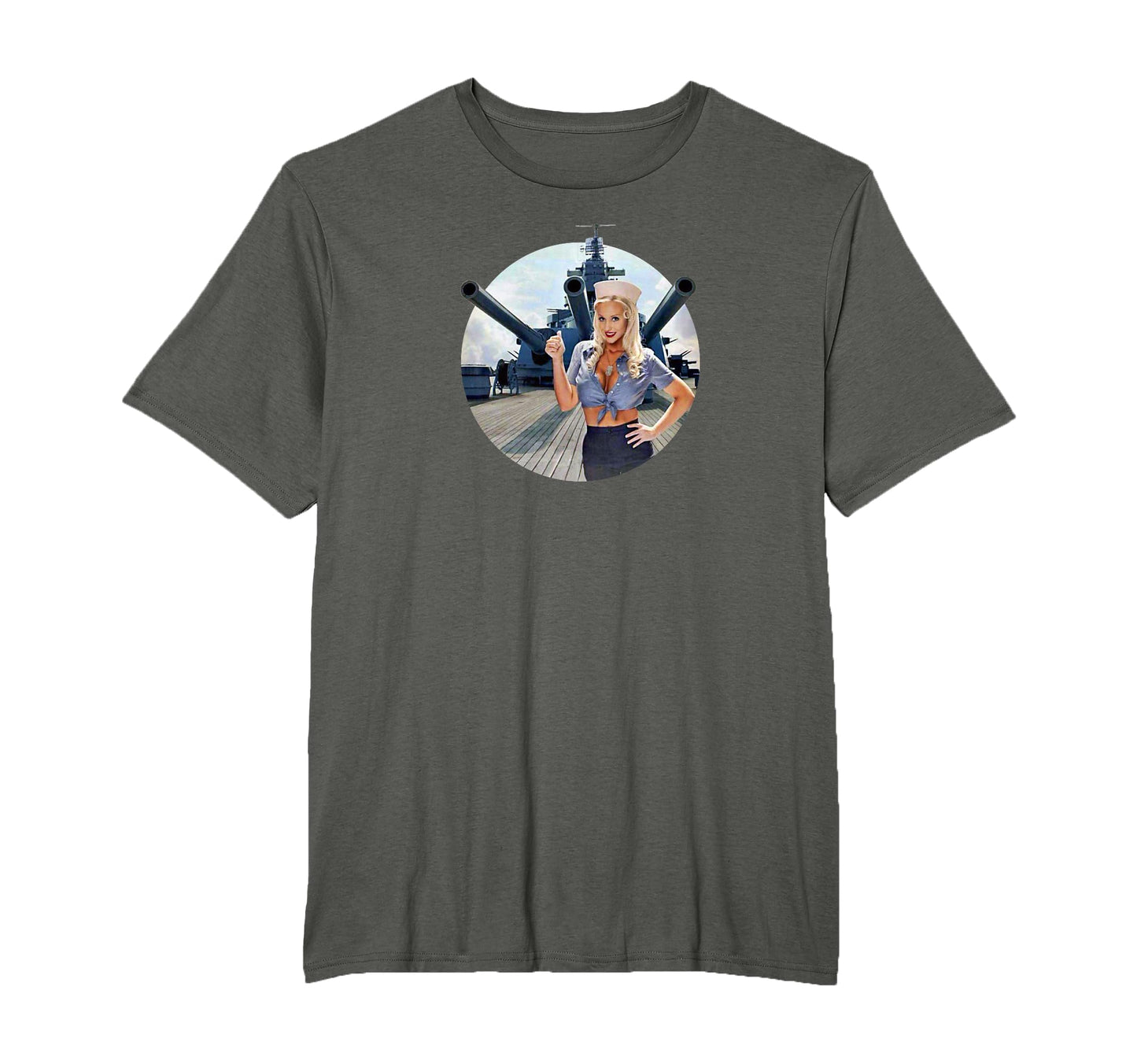 Pin Up Navy Wwii T-Shirt - Novelty Apparel Unisex - T-Shirt, Sweatshirt, Hoodie