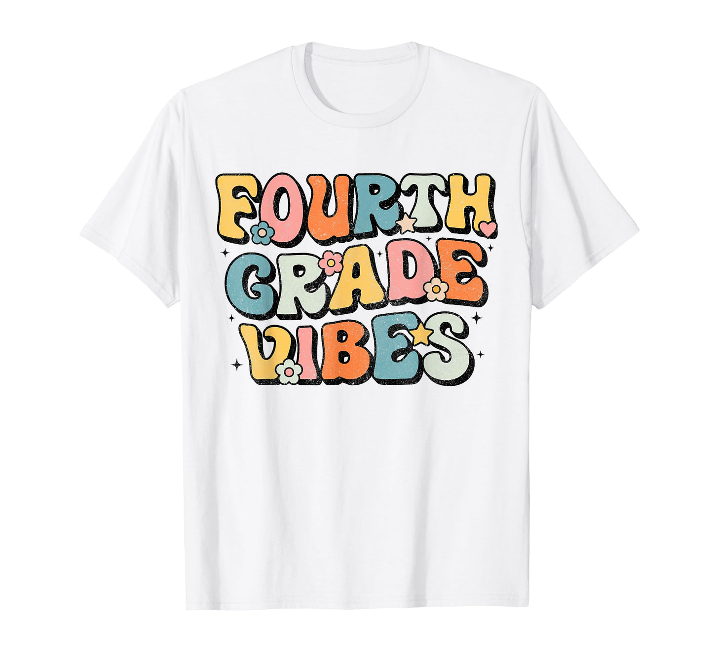 Fourth Grade Vibes 4Th Grade Team T-Shirt - Casual Everyday Wear Unisex - T-Shirt, Sweatshirt, Hoodie