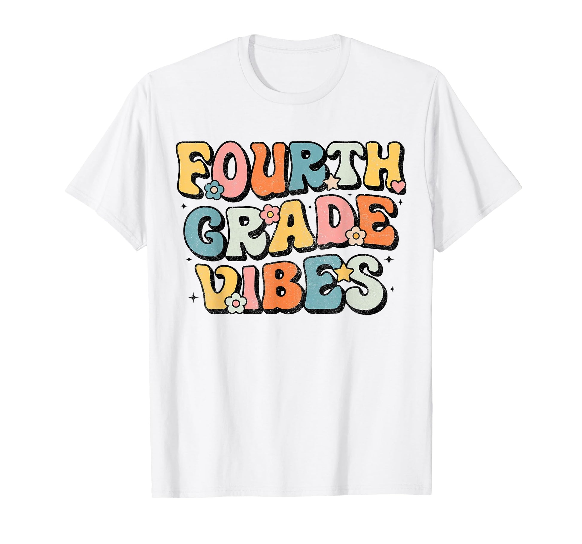 Fourth Grade Vibes 4Th Grade Team T-Shirt - Casual Everyday Wear Unisex - T-Shirt, Sweatshirt, Hoodie