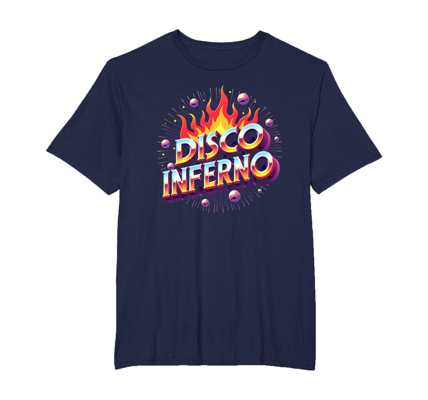 Disco Inferno Dance Party Fever Art T-Shirt - Trendy Graphic Men Women - T-Shirt, Sweatshirt, Hoodie