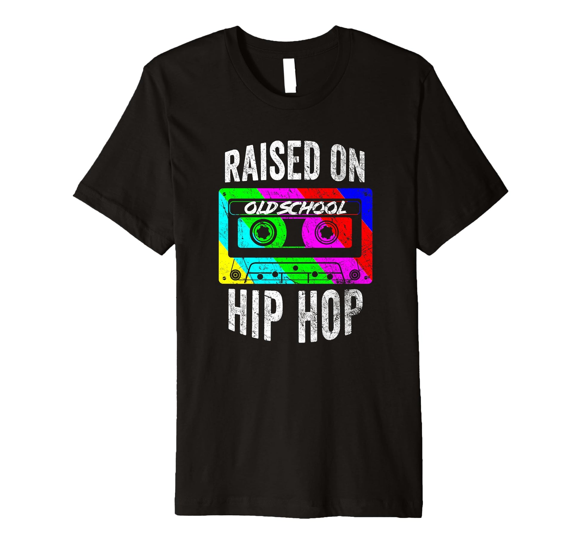 Raised Oldschool Hip Hop 90S Rap T-Shirt - Novelty Apparel for Adults - T-Shirt, Sweatshirt, Hoodie