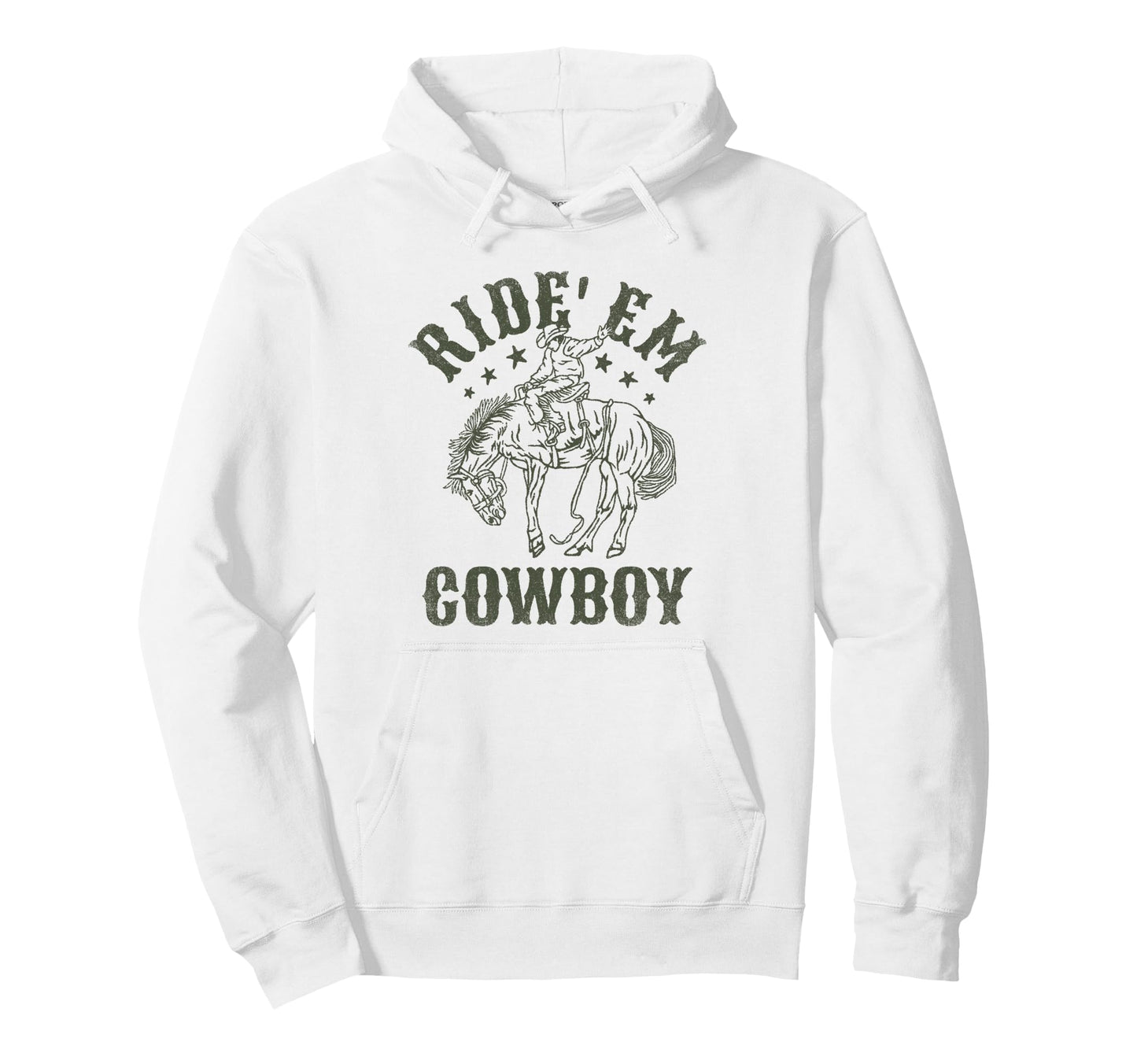 Ride Em Cowboy Rodeo Western Country Hoodie - Custom Art Print Unisex - T-Shirt, Sweatshirt, Hoodie