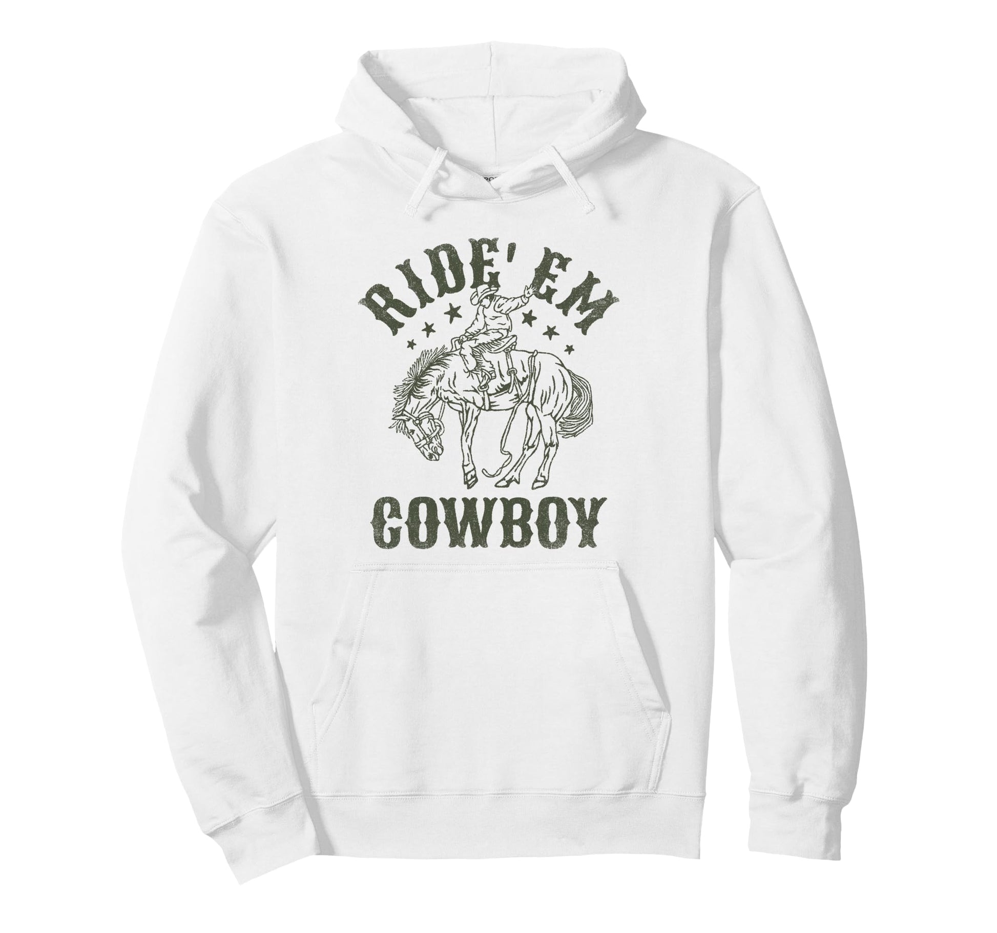 Ride Em Cowboy Rodeo Western Country Hoodie - Custom Art Print Unisex - T-Shirt, Sweatshirt, Hoodie