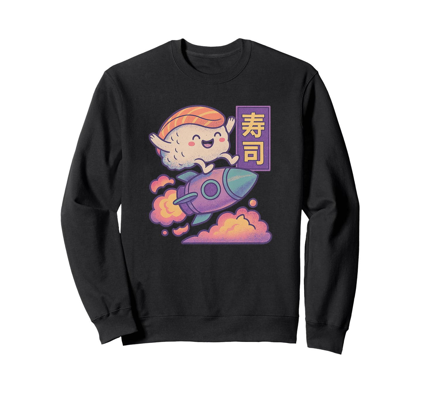 Shiba Dreams Japanese Blossom Sweatshirt - Novelty Apparel for Adults - T-Shirt, Sweatshirt, Hoodie