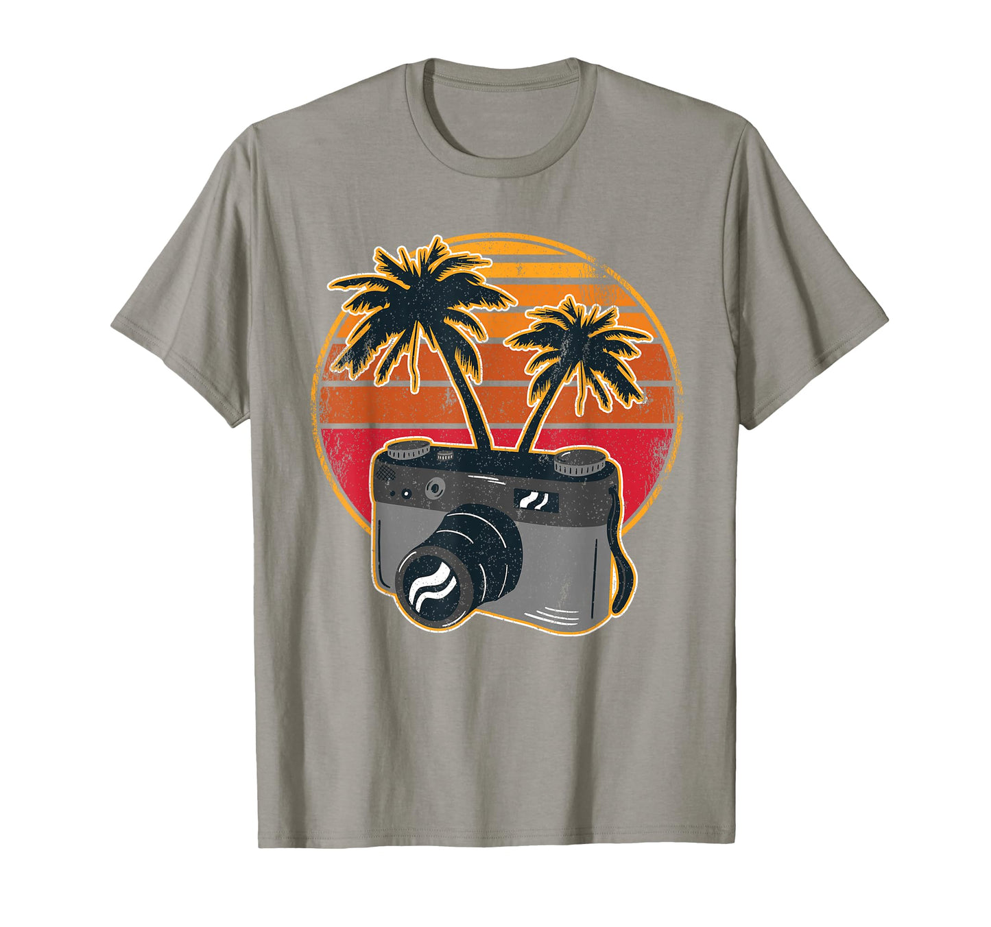 Photographer Camera Sunset Funny T-Shirt - Graphic Print for Adults - T-Shirt, Sweatshirt, Hoodie