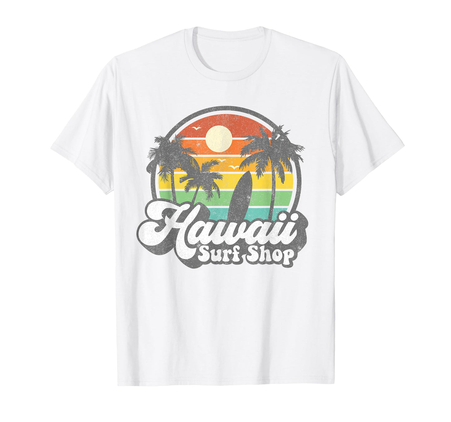 Hawaii Surf Shop Hawaiian Beach T-Shirt - Casual Everyday Wear Men Women - T-Shirt, Sweatshirt, Hoodie