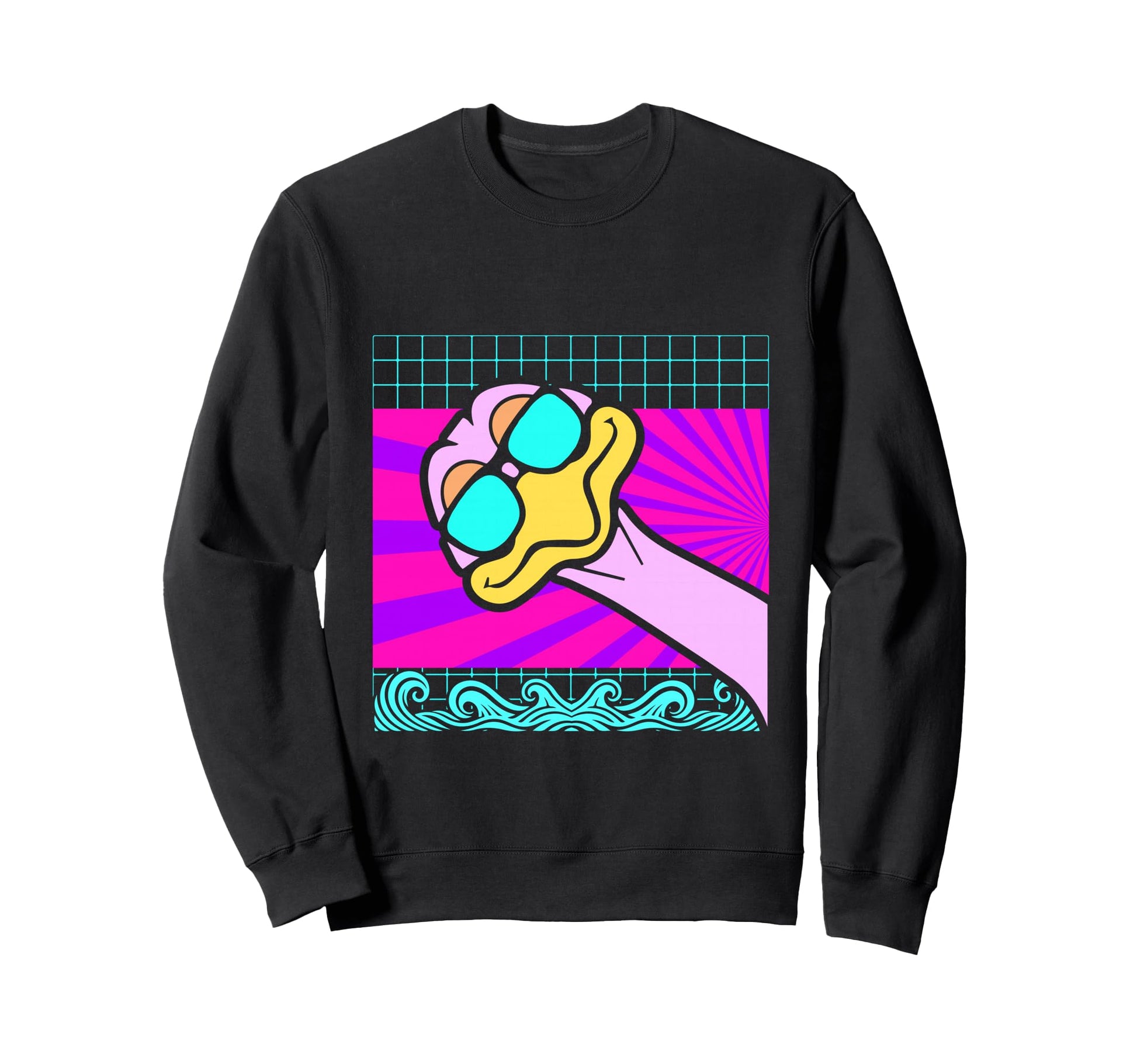 Aesthetic Vaporwave Outfits Ostrich Sweatshirt - Novelty Apparel Unisex - T-Shirt, Sweatshirt, Hoodie