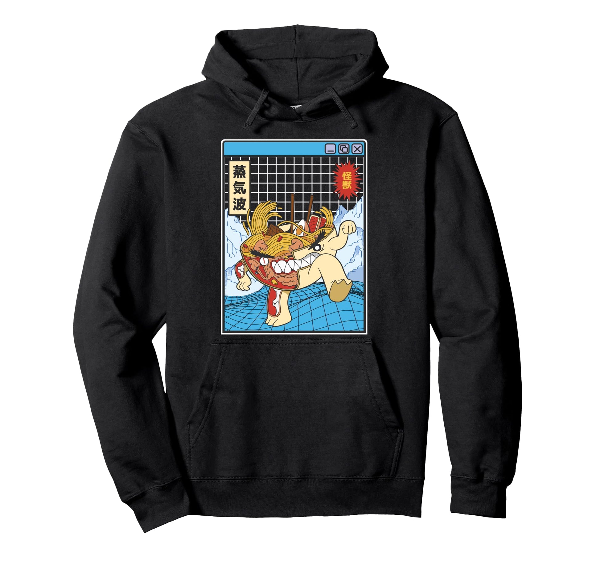 Ramen Noodles X Ray Kawaii Grid Hoodie - Unique Graphic Men Women - T-Shirt, Sweatshirt, Hoodie