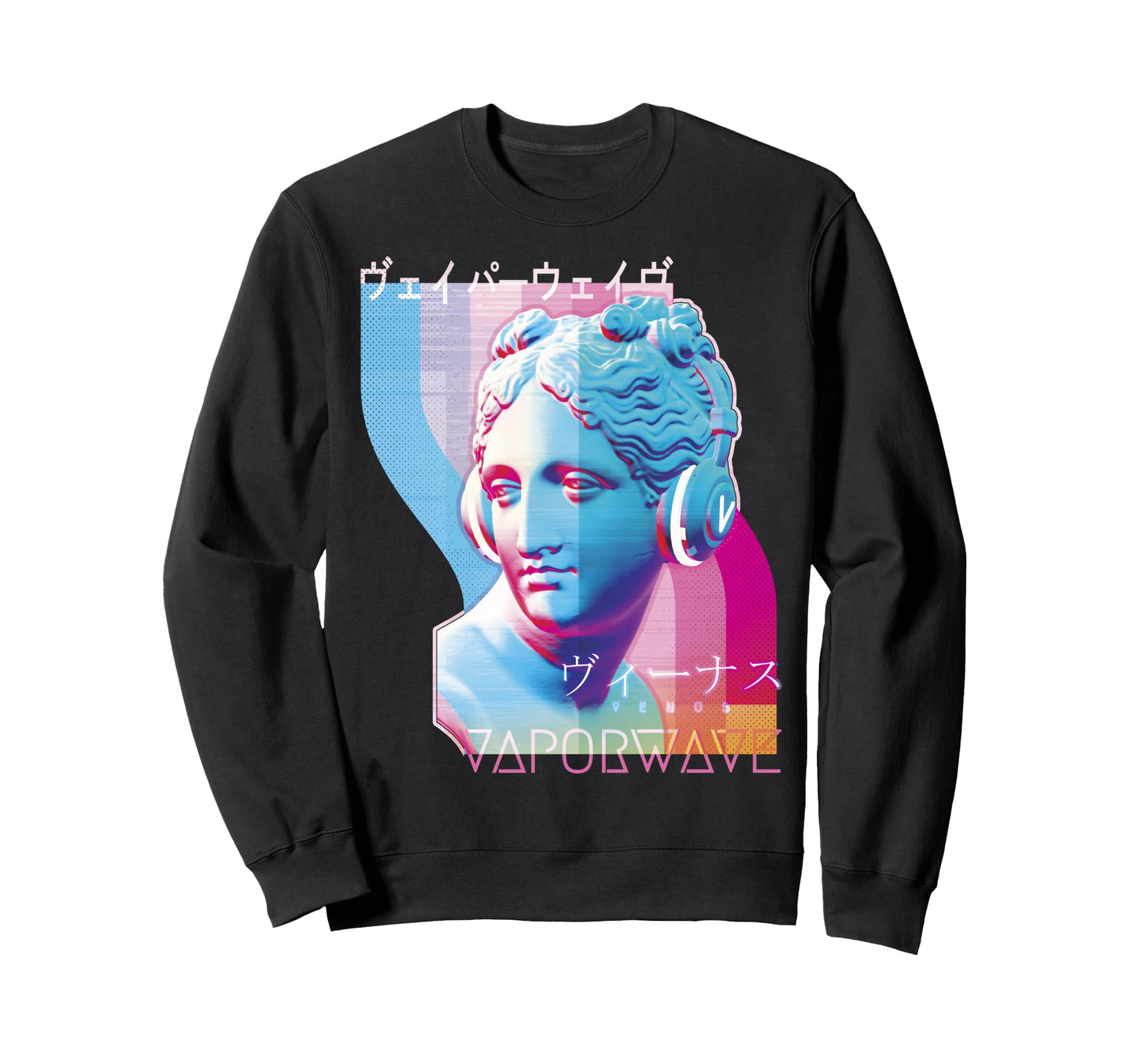 Vaporwave Dj Venus 80S 90S Sweatshirt - Casual Everyday Wear Men Women - T-Shirt, Sweatshirt, Hoodie
