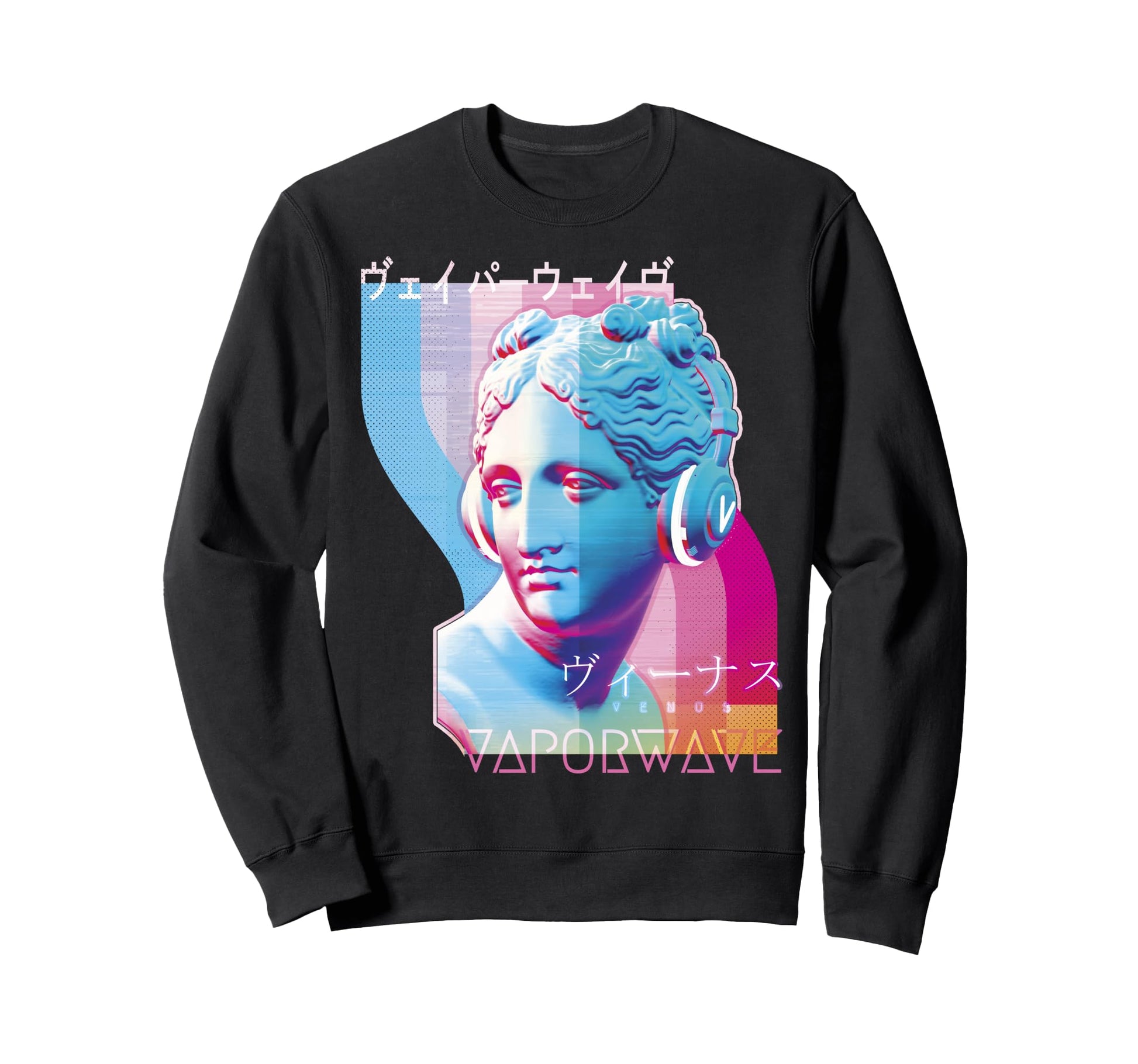 Vaporwave Dj Venus 80S 90S Sweatshirt - Casual Everyday Wear Men Women - T-Shirt, Sweatshirt, Hoodie