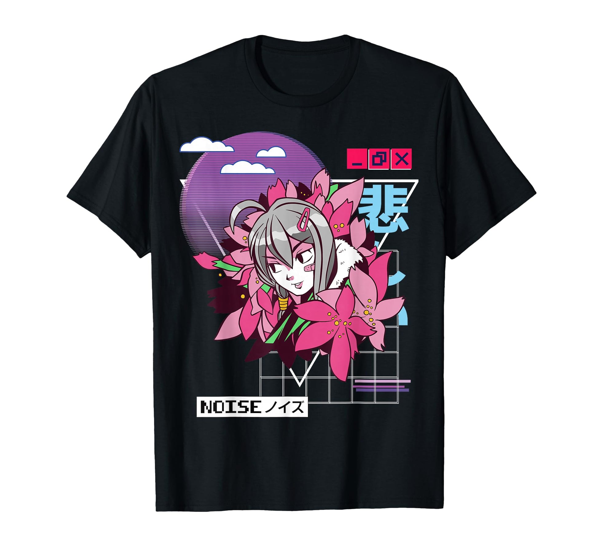 Vaporwave Kawaii Aesthetic Japanese T-Shirt - Minimalist Print Unisex - T-Shirt, Sweatshirt, Hoodie