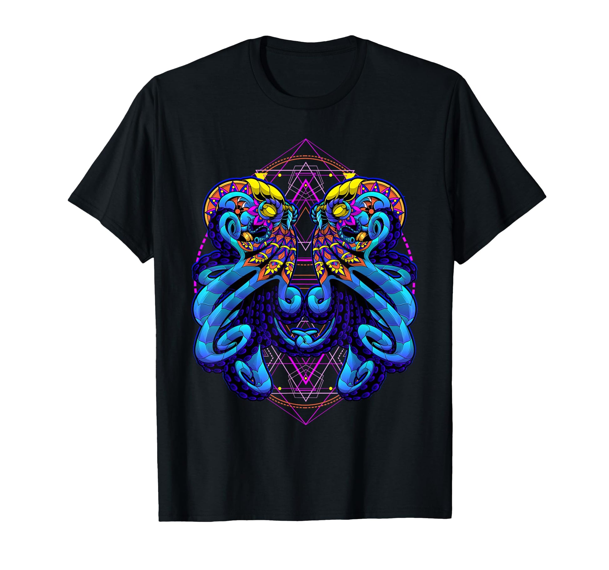 Octopus Vaporwave Edgy Aesthetic Streetwear T-Shirt - Trendy Graphic Unisex - T-Shirt, Sweatshirt, Hoodie
