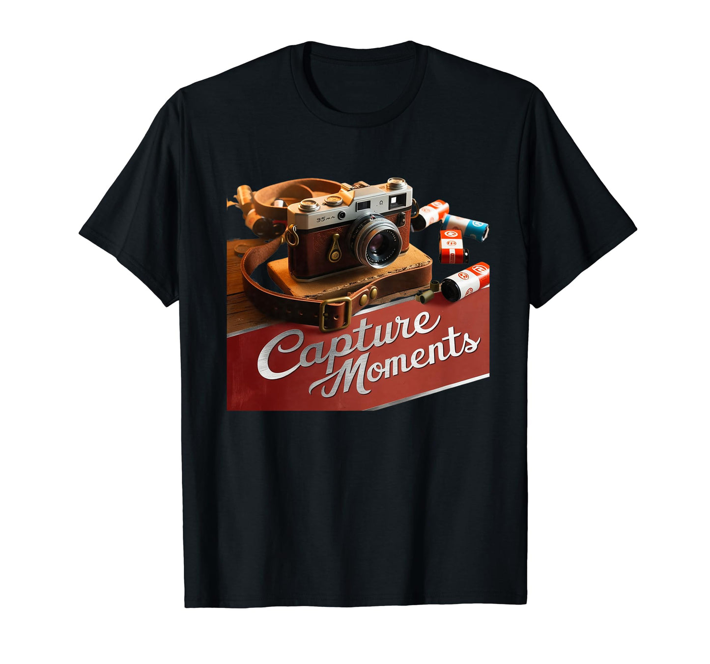 Camera Capture Moments Photography T-Shirt - Novelty Apparel Men Women - T-Shirt, Sweatshirt, Hoodie