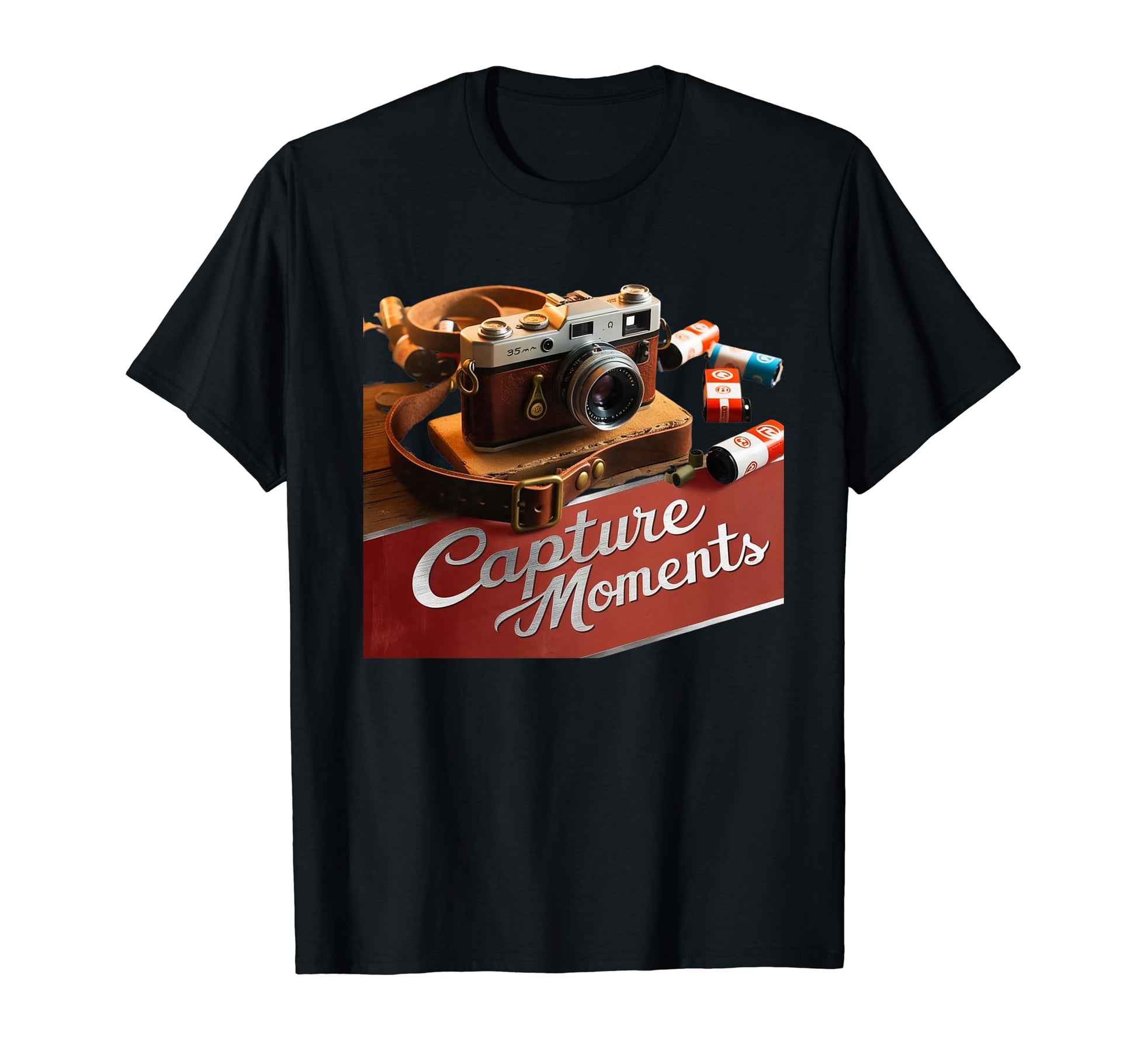 Camera Capture Moments Photography T-Shirt - Novelty Apparel Men Women - T-Shirt, Sweatshirt, Hoodie