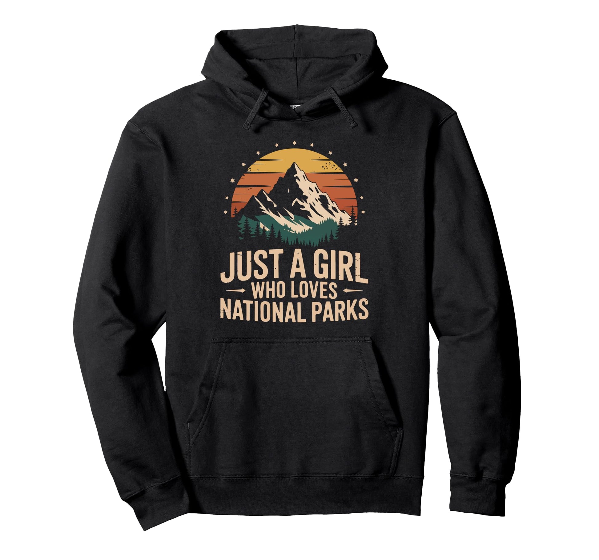 Just Who Loves National Parks Hoodie - Fun Novelty Design Men Women - T-Shirt, Sweatshirt, Hoodie