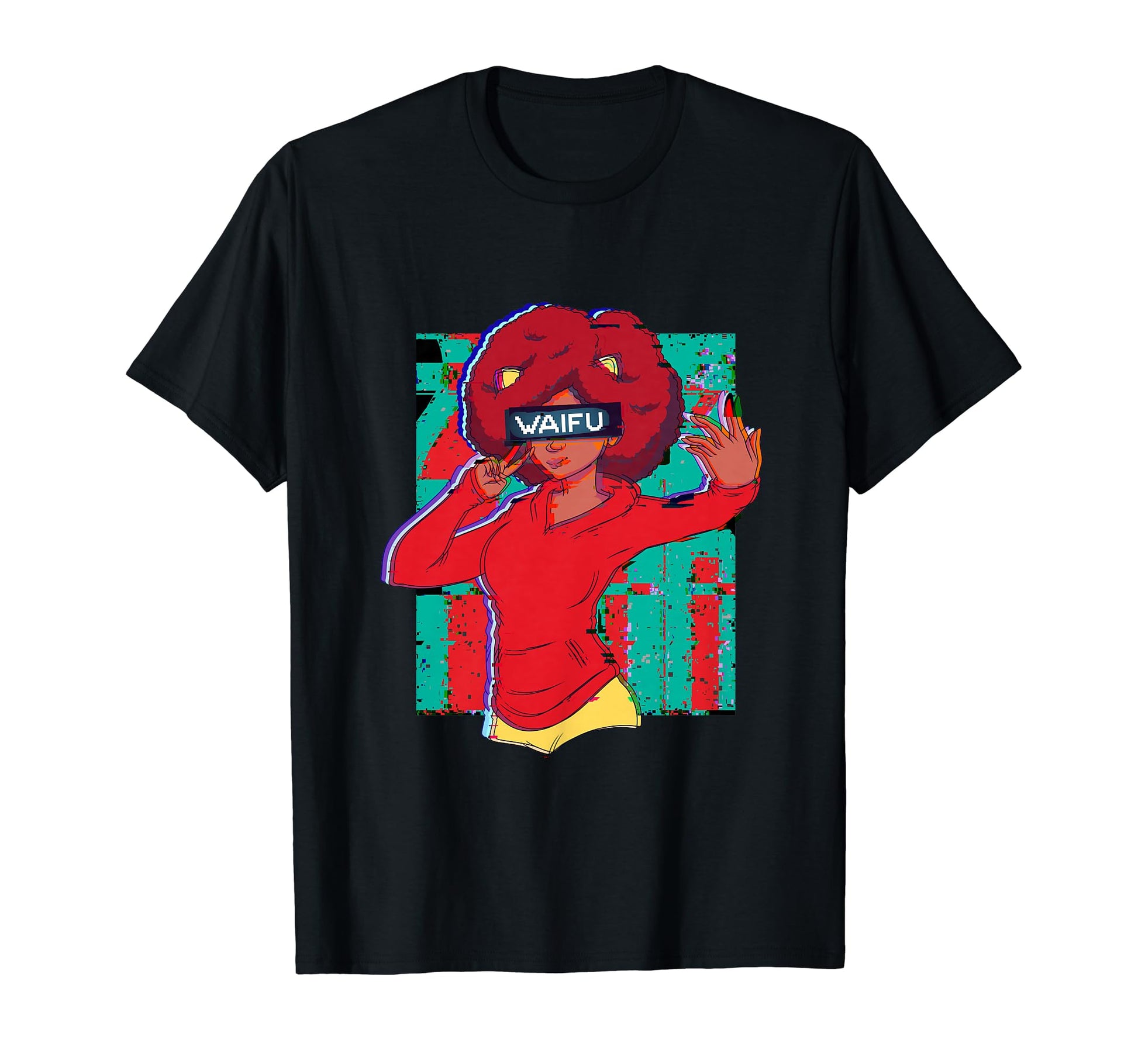 Waifu Neko Anime Cat Japanese Aesthetic T-Shirt - Minimalist Print Unisex - T-Shirt, Sweatshirt, Hoodie