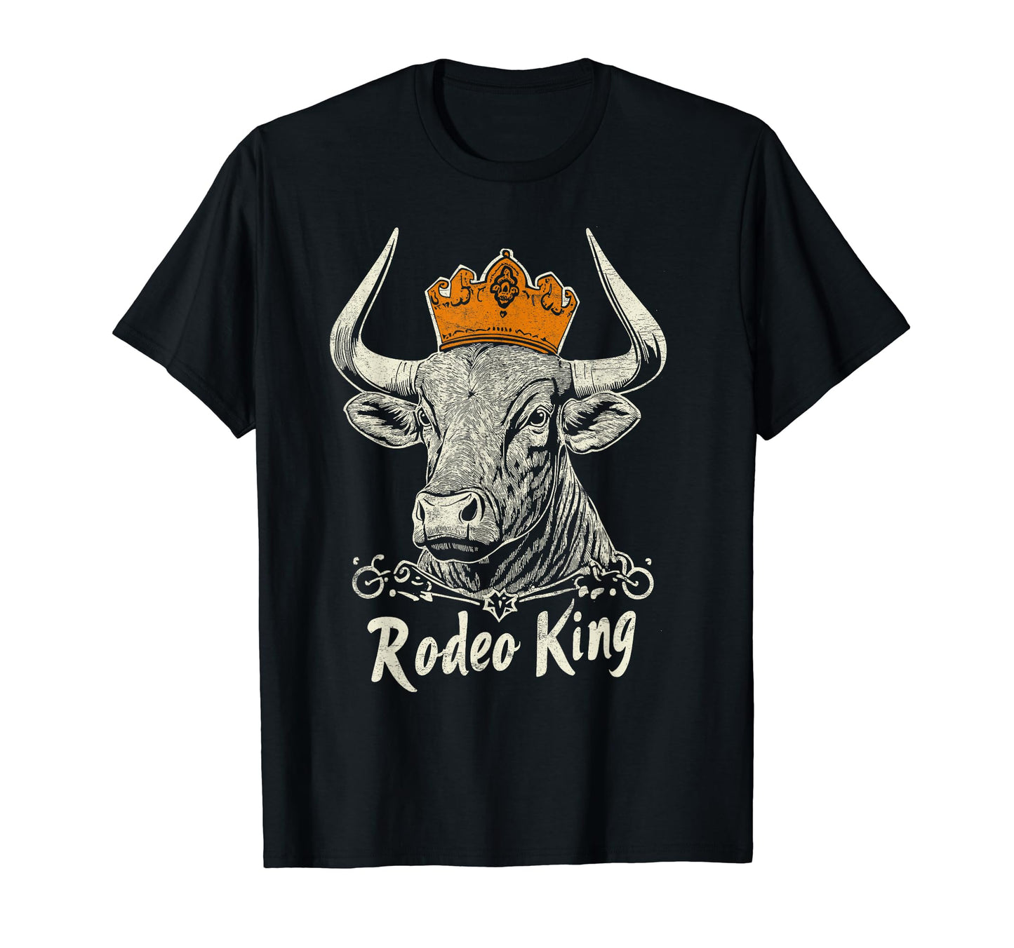 Rodeo King Wild West Mens Cowboy T-Shirt - Streetwear Style for Adults - T-Shirt, Sweatshirt, Hoodie