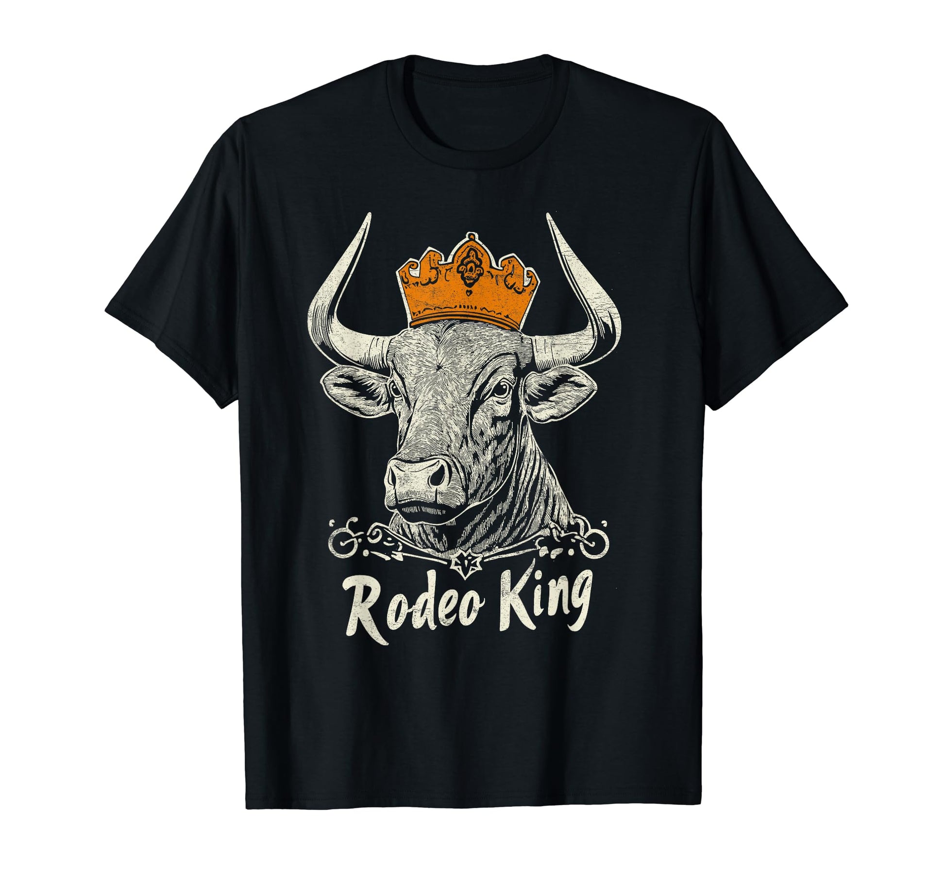 Rodeo King Wild West Mens Cowboy T-Shirt - Streetwear Style for Adults - T-Shirt, Sweatshirt, Hoodie