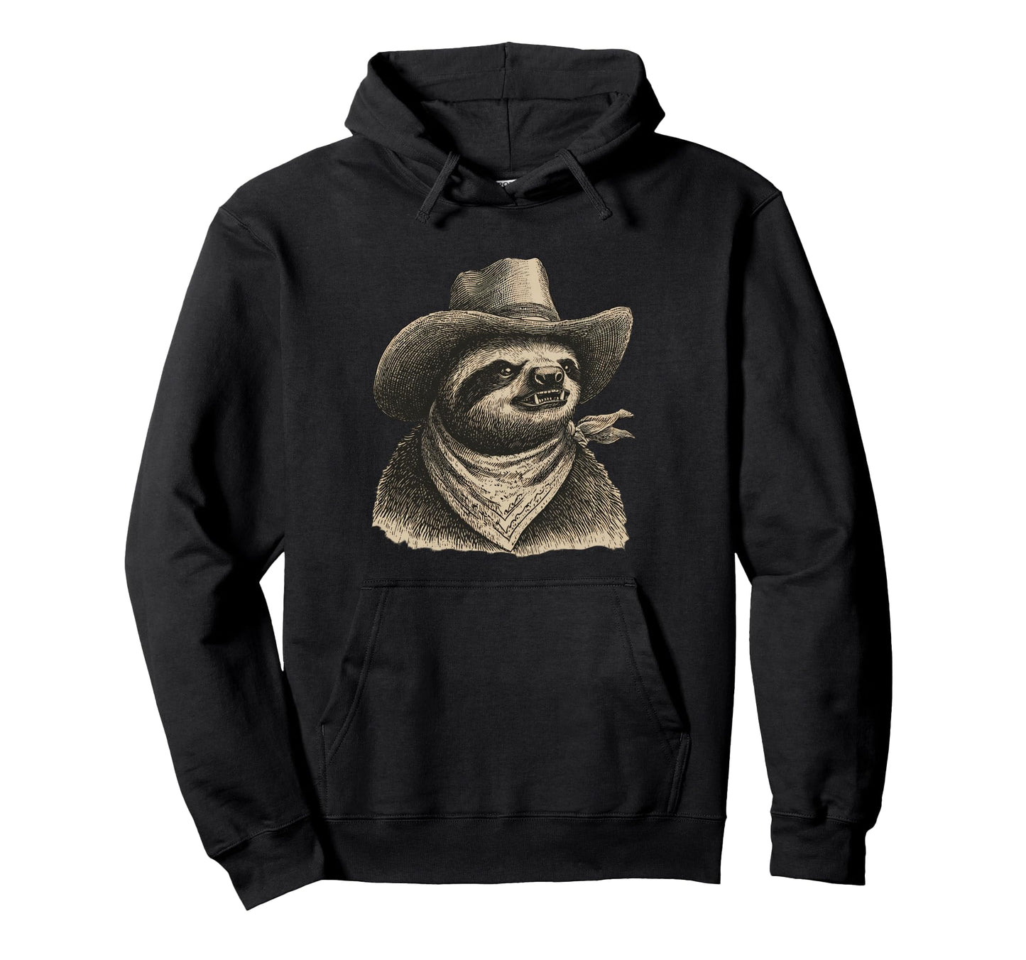 Country Cowboy Sloth Rodeo Cowgirl Western Hoodie - Novelty Apparel Unisex - T-Shirt, Sweatshirt, Hoodie