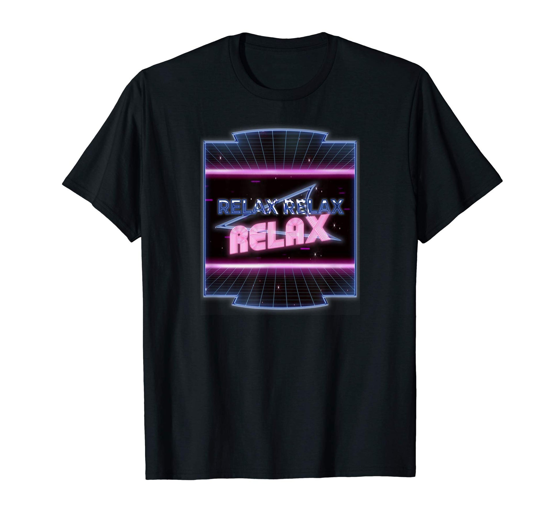 Vaporwave Relax Relax Relax Synthwave T-Shirt - Custom Art Print Men Women - T-Shirt, Sweatshirt, Hoodie
