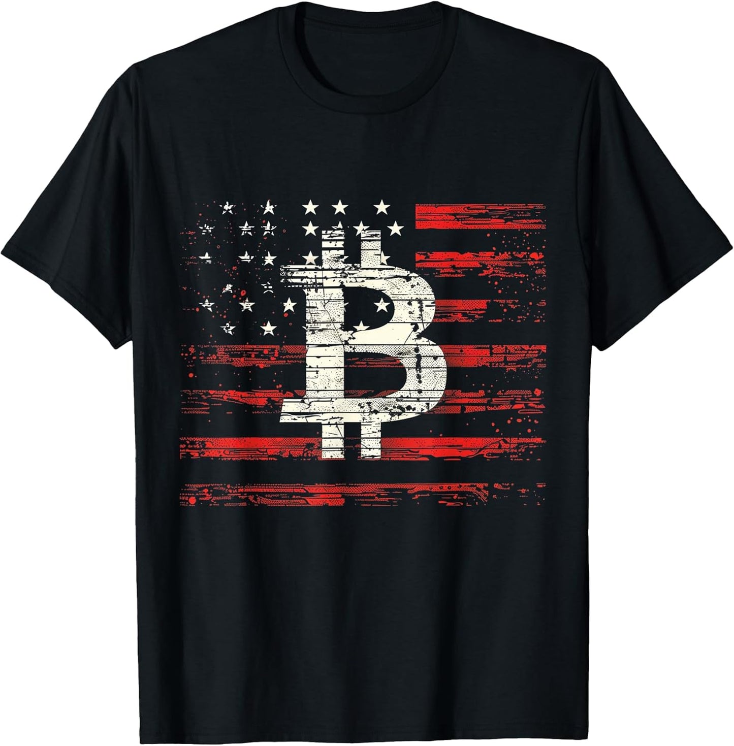 In Crypto we Trust Patriotic Bitcoin Apparel - Adult & Kids T-Shirts, Sweatshirts & Hoodies apparel design preview 1