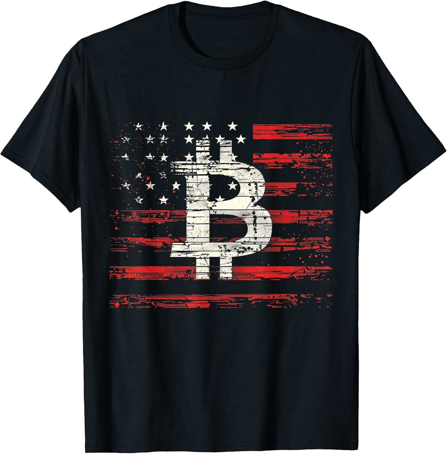 In Crypto we Trust Patriotic Bitcoin Apparel - Adult & Kids T-Shirts, Sweatshirts & Hoodies apparel design preview 1