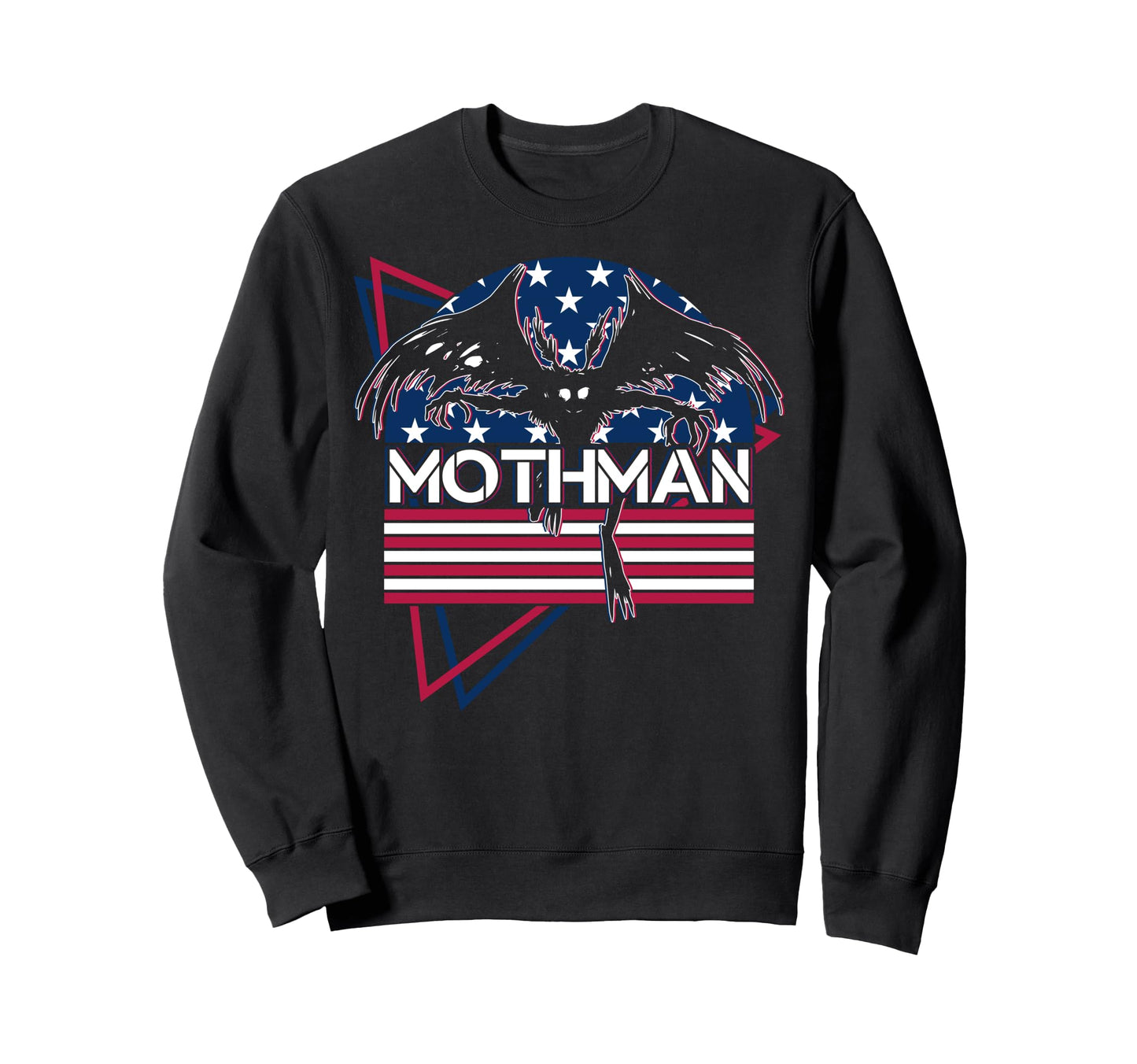 Vaporwave Aesthetic Mothman Sweatshirt - Casual Everyday Wear Unisex - T-Shirt, Sweatshirt, Hoodie