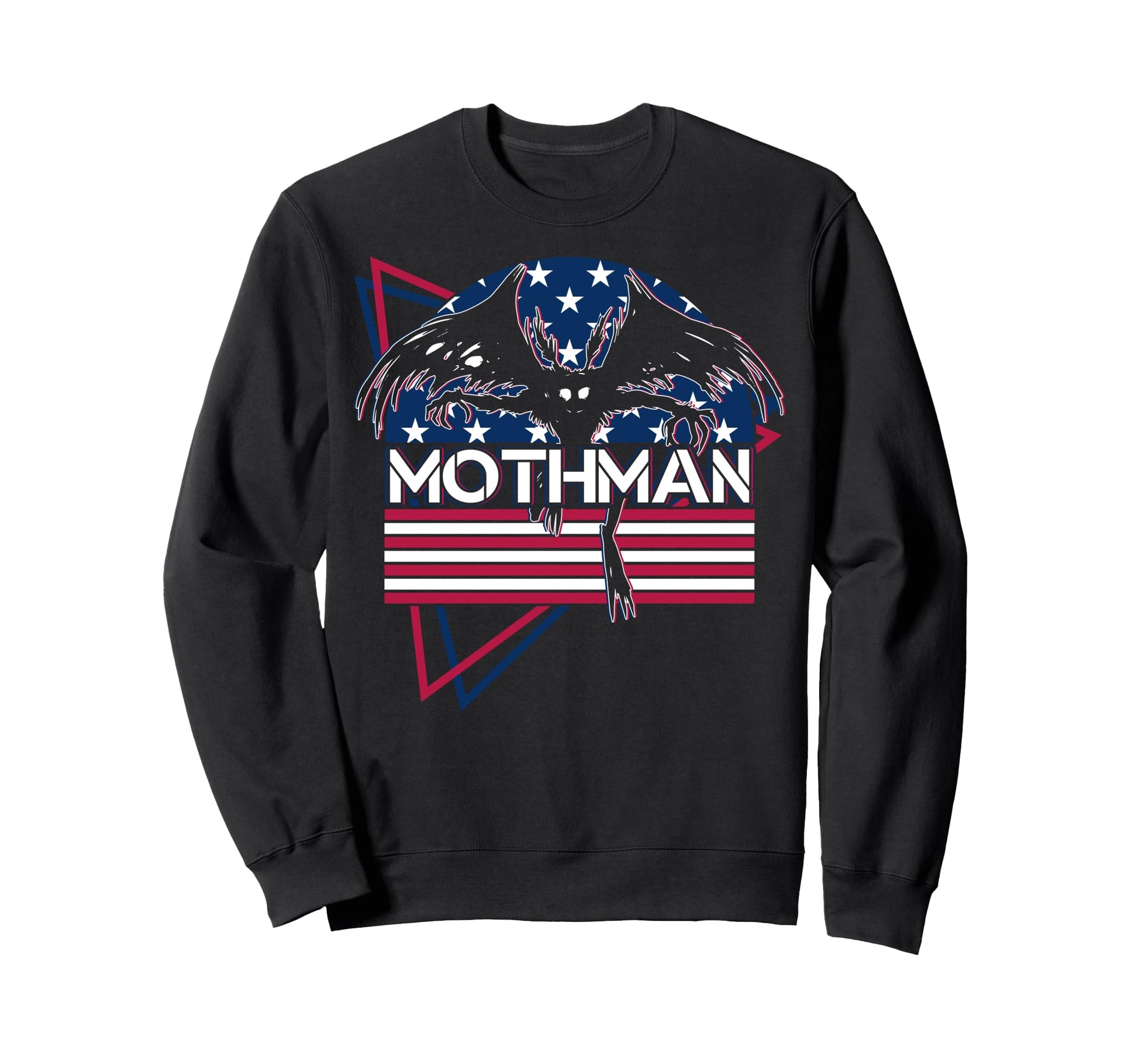 Vaporwave Aesthetic Mothman Sweatshirt - Casual Everyday Wear Unisex - T-Shirt, Sweatshirt, Hoodie