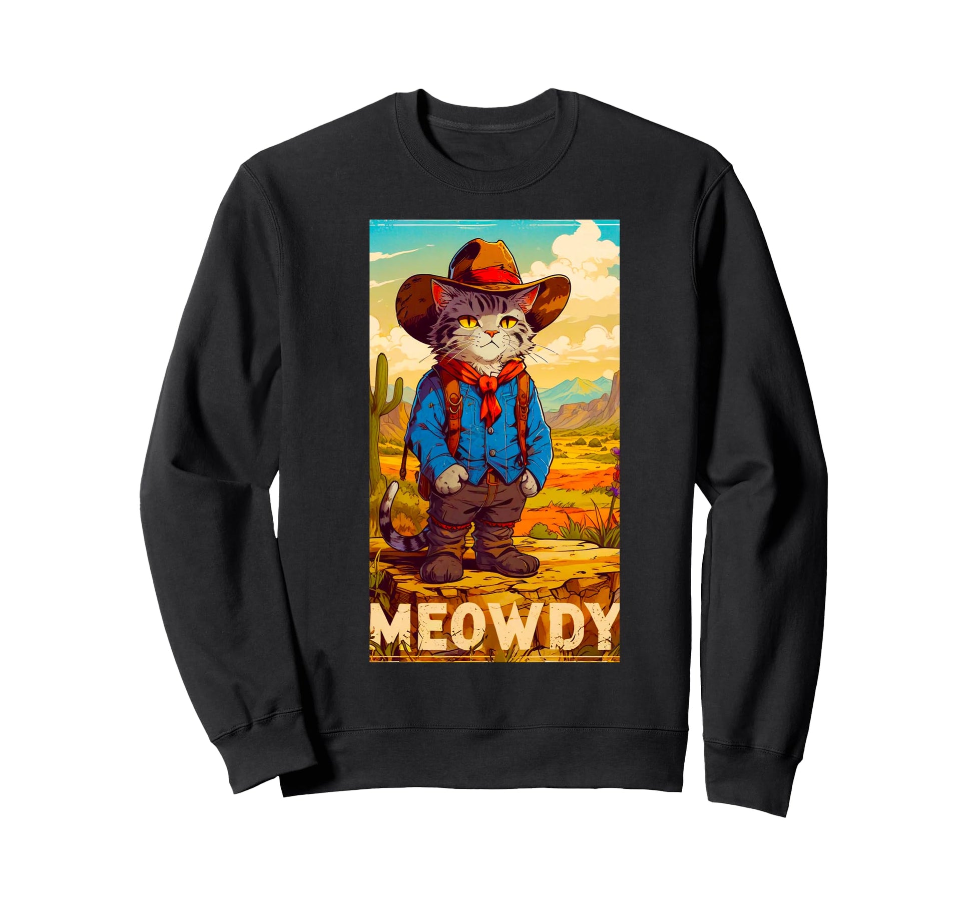 Meowdy Partner Funny Country Side Sweatshirt - Novelty Apparel Men Women - T-Shirt, Sweatshirt, Hoodie