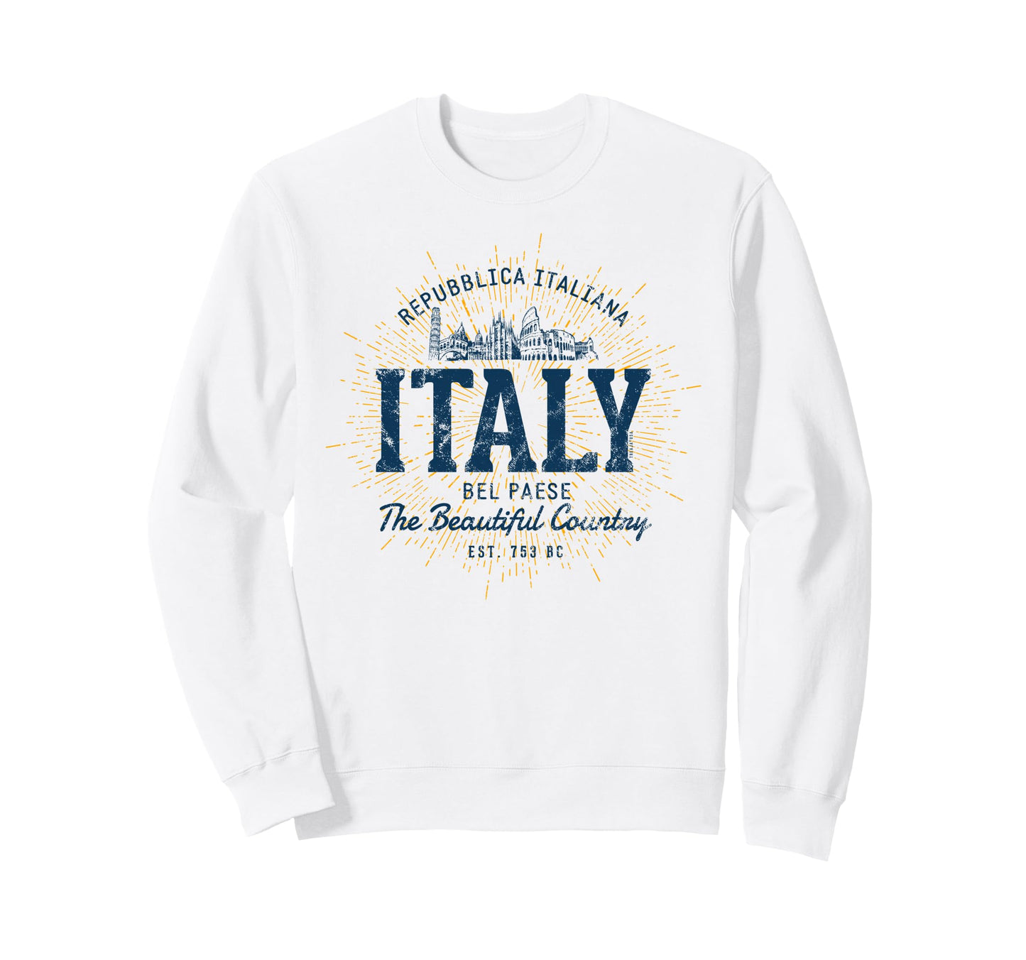 Italy Sweatshirt - Minimalist Print for Adults - T-Shirt, Sweatshirt, Hoodie