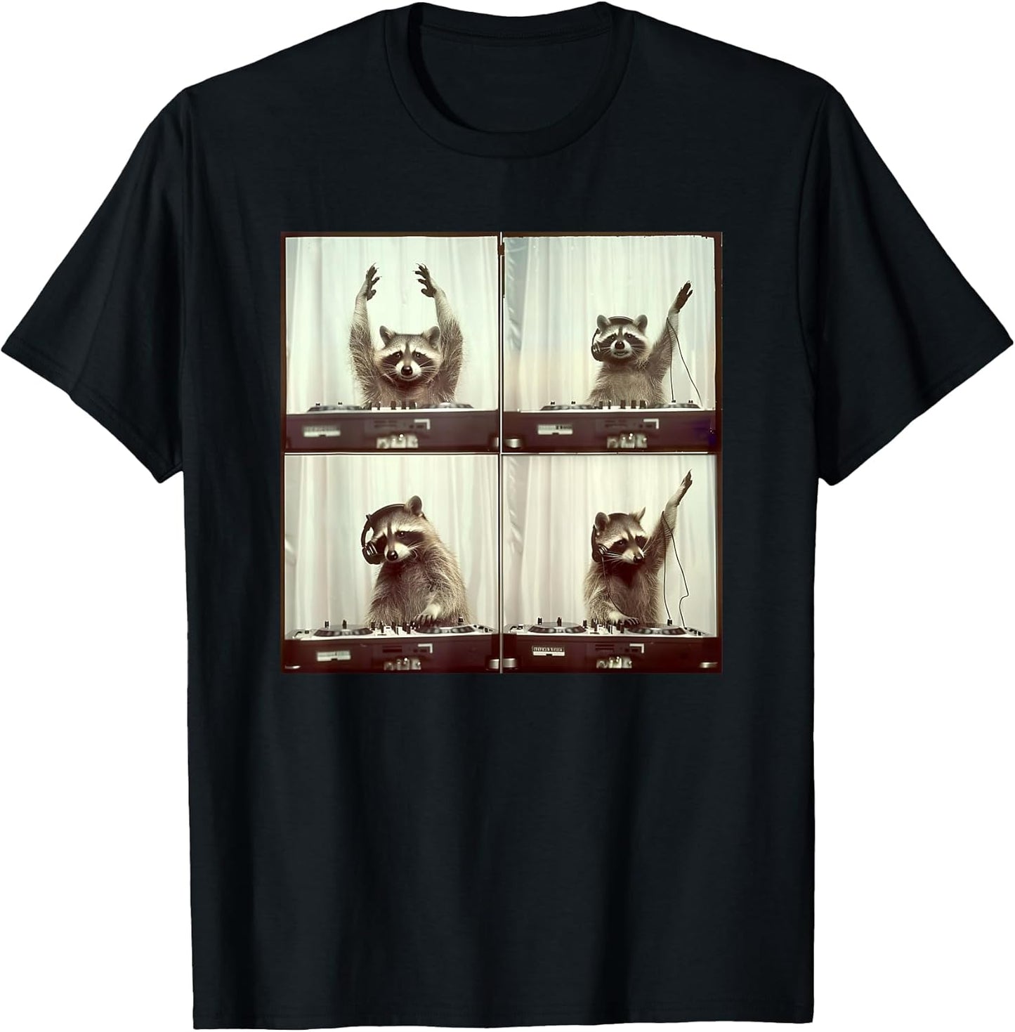 Rave DJ Animal With Headphones Music Men Women - Adult & Kids T-Shirts, Sweatshirts & Hoodies apparel design preview 1