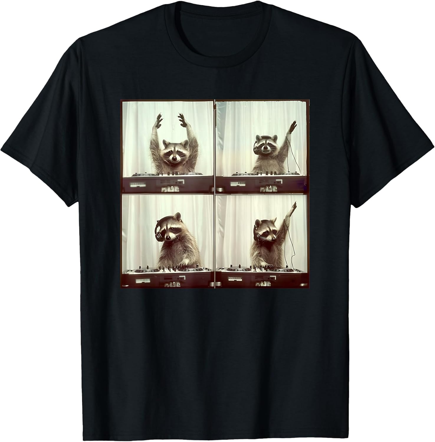 Rave DJ Animal With Headphones Music Men Women - Adult & Kids T-Shirts, Sweatshirts & Hoodies apparel design preview 1