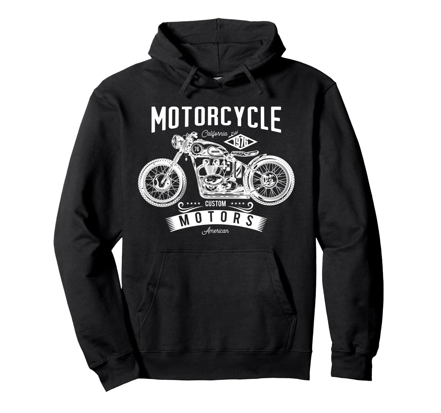 Motorcycling Biker California Motorcycle Hoodie - Aesthetic Graphic Unisex - T-Shirt, Sweatshirt, Hoodie