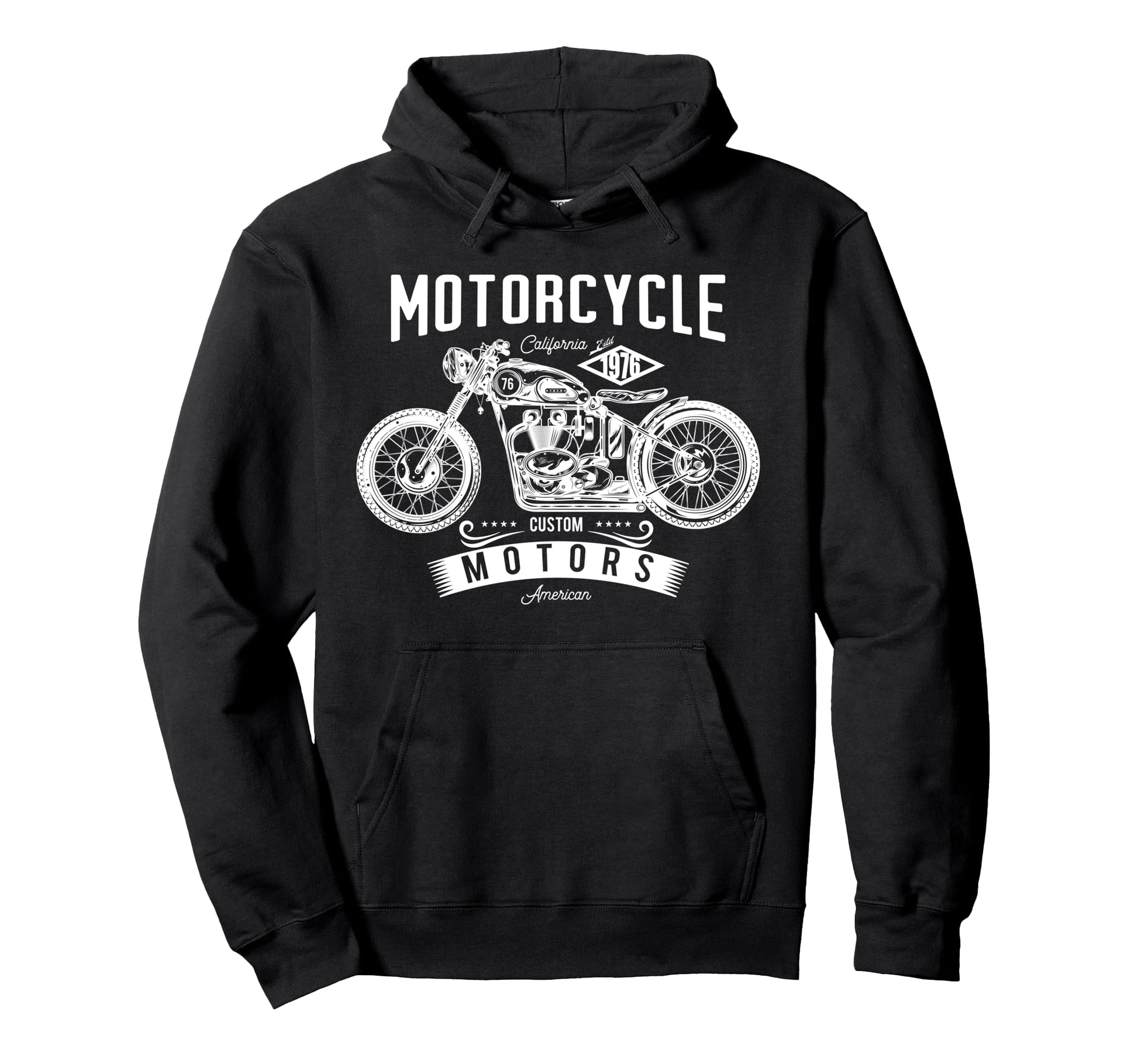 Motorcycling Biker California Motorcycle Hoodie - Aesthetic Graphic Unisex - T-Shirt, Sweatshirt, Hoodie