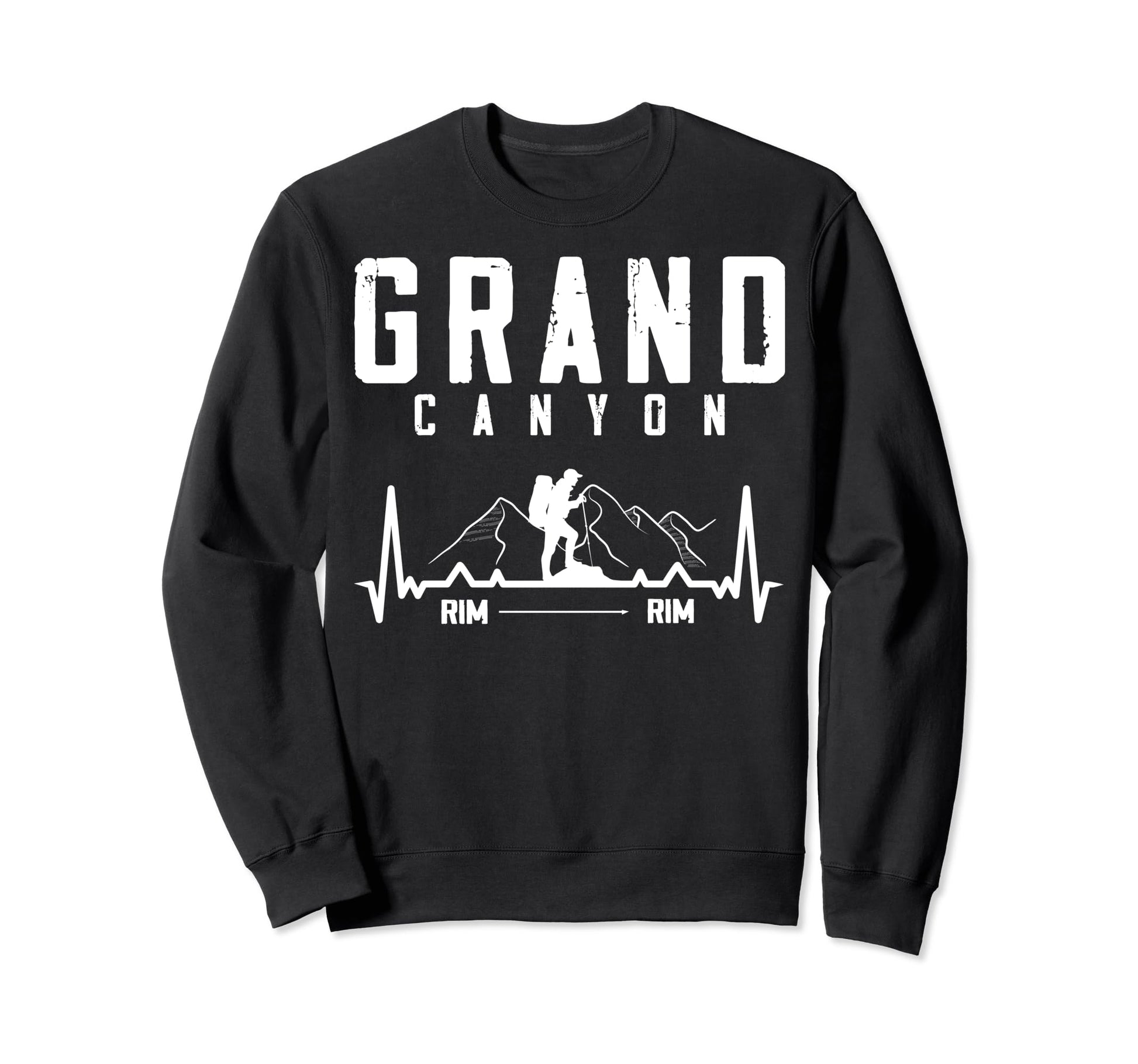 Grand Canyon National Park Rim Rim Sweatshirt - Minimalist Print Unisex - T-Shirt, Sweatshirt, Hoodie