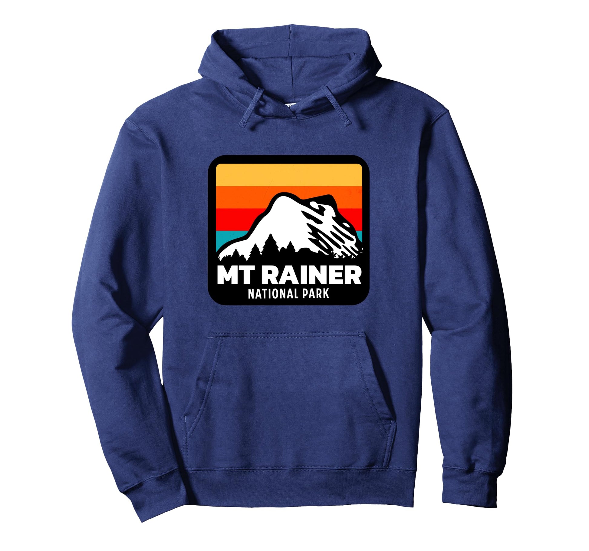 Mount Rainer National Park Washington Hoodie - Graphic Print for Adults - T-Shirt, Sweatshirt, Hoodie