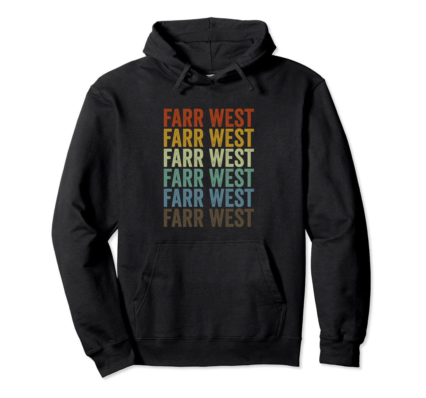 Farr West City Hoodie - Novelty Apparel Men Women - T-Shirt, Sweatshirt, Hoodie