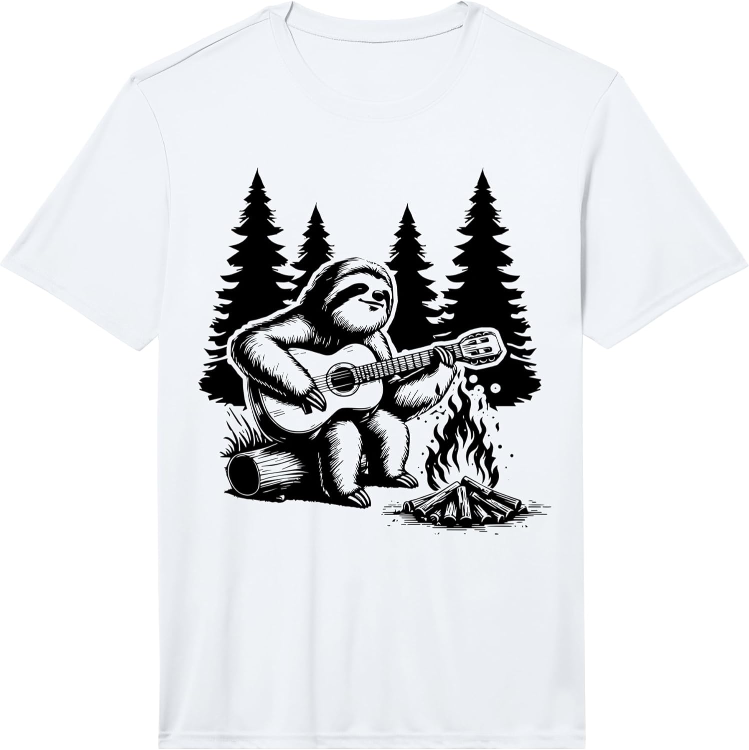 Vintage Sloth Campfire Merch Co - Adult & Kids T-Shirts, Sweatshirts & Hoodies apparel design preview 1