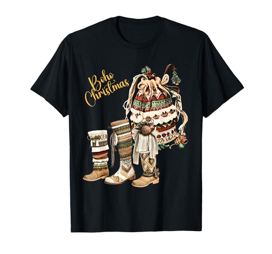 Boho Holiday Decor T-Shirt - Casual Everyday Wear Unisex - T-Shirt, Sweatshirt, Hoodie