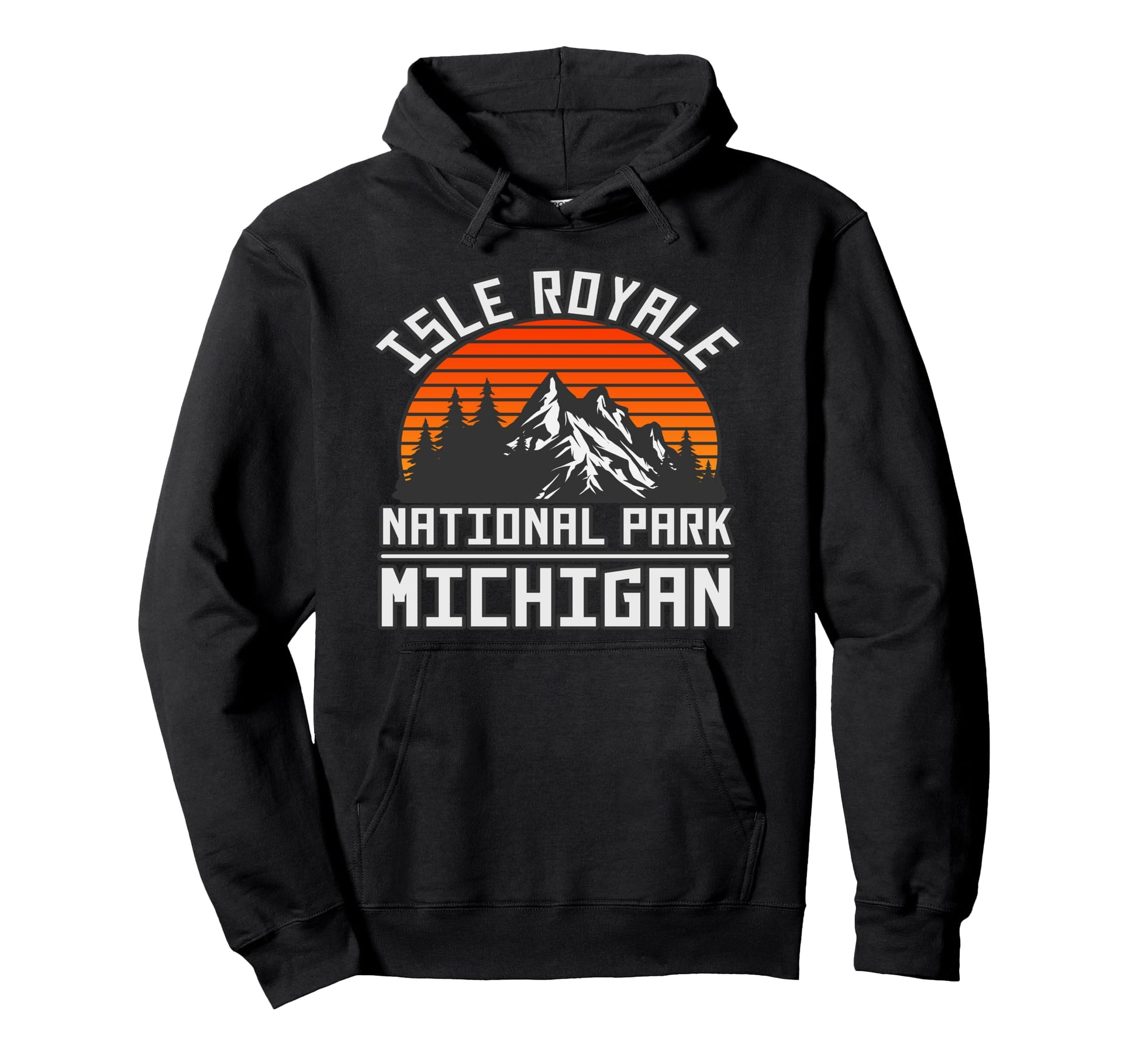 Isle Royale National Park Michigan Usa Hoodie - Novelty Apparel Unisex - T-Shirt, Sweatshirt, Hoodie