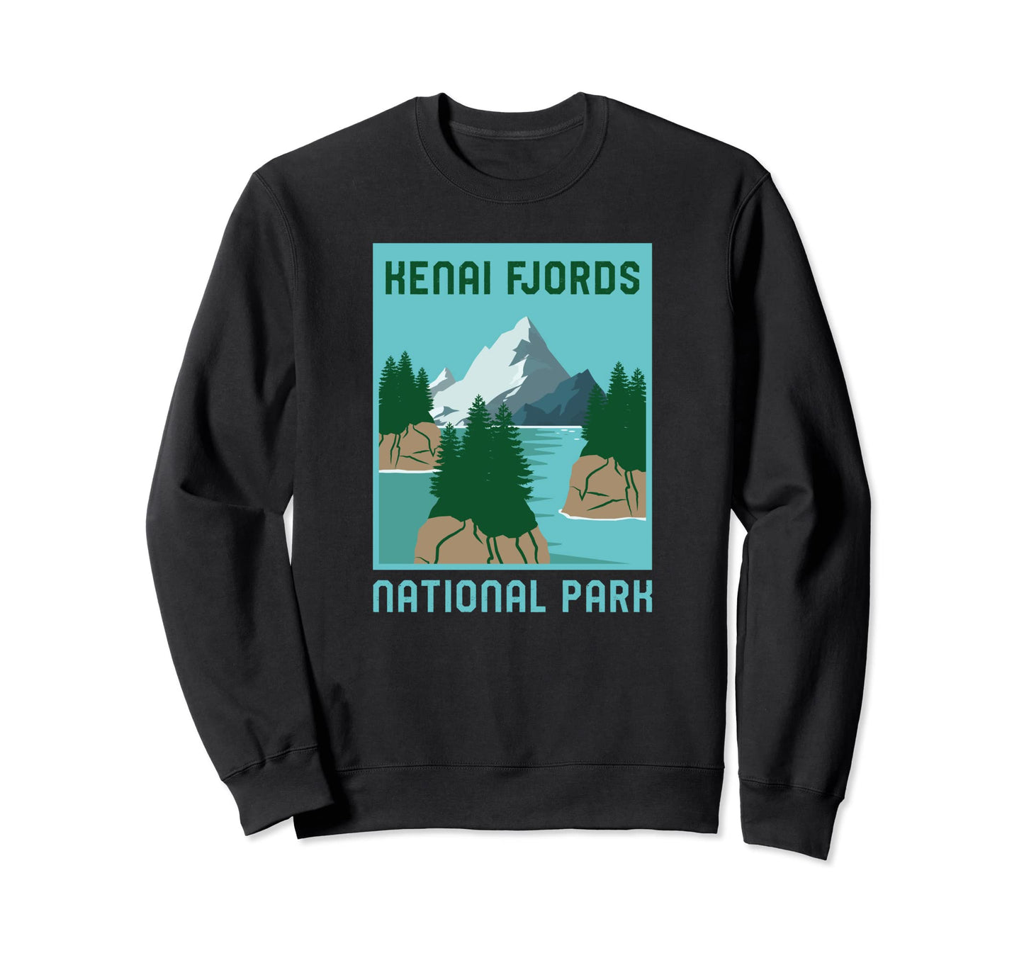 Kenai Fjords National Park Alaska Sweatshirt - Trendy Graphic Unisex - T-Shirt, Sweatshirt, Hoodie