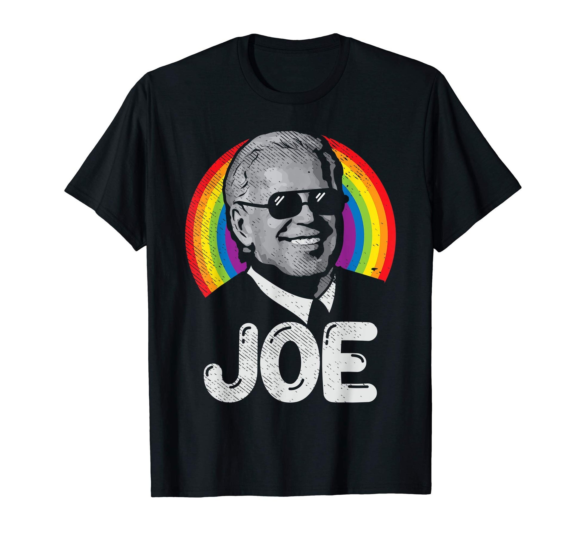 Joe Biden 2020 Sunglasses Rainbow T-Shirt - Casual Everyday Wear Men Women - T-Shirt, Sweatshirt, Hoodie