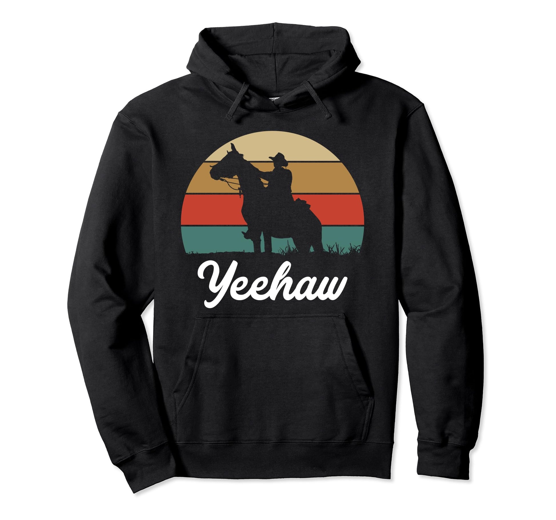 Cowboy Rodeo Western Horse Riding Hoodie - Streetwear Style Men Women - T-Shirt, Sweatshirt, Hoodie